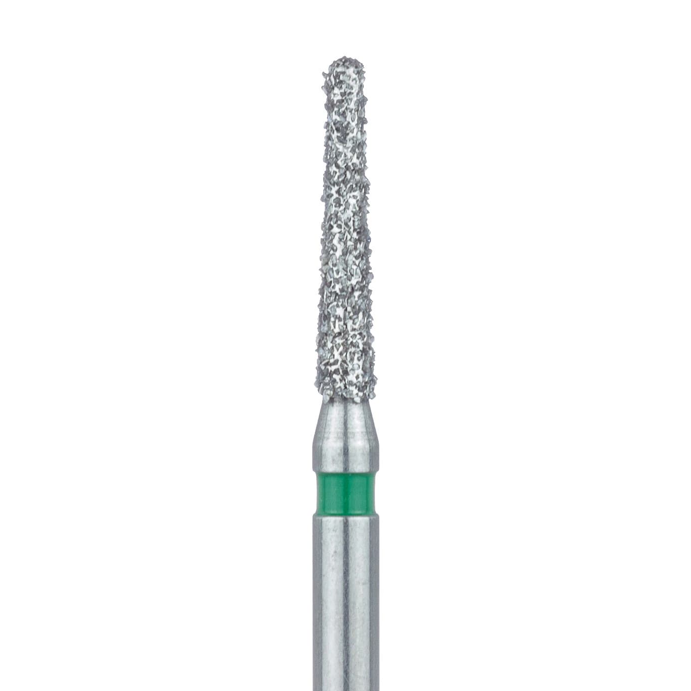 Meisinger Multi-Use Diamond Bur, Friction Grip, Round-End Taper Chamfer, 856G, 1.4 mm, Coarse, Green, 5/Pk, 856G-014-FG - Multi-Use Diamond Bur, Friction Grip, Round-End Taper Chamfer, 856G, 1.4 mm, Coarse, Green, 5/Pk, 856G-014-FG - Image 1