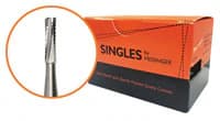 Meisinger Singles Sterile Carbide Bur, FG Friction Grip, Round #8, 2.3 mm Head, 25/Pack, HM1-023-FG - Meisinger FG Sterile-Packed Carbide Burs - #8 - Image 1