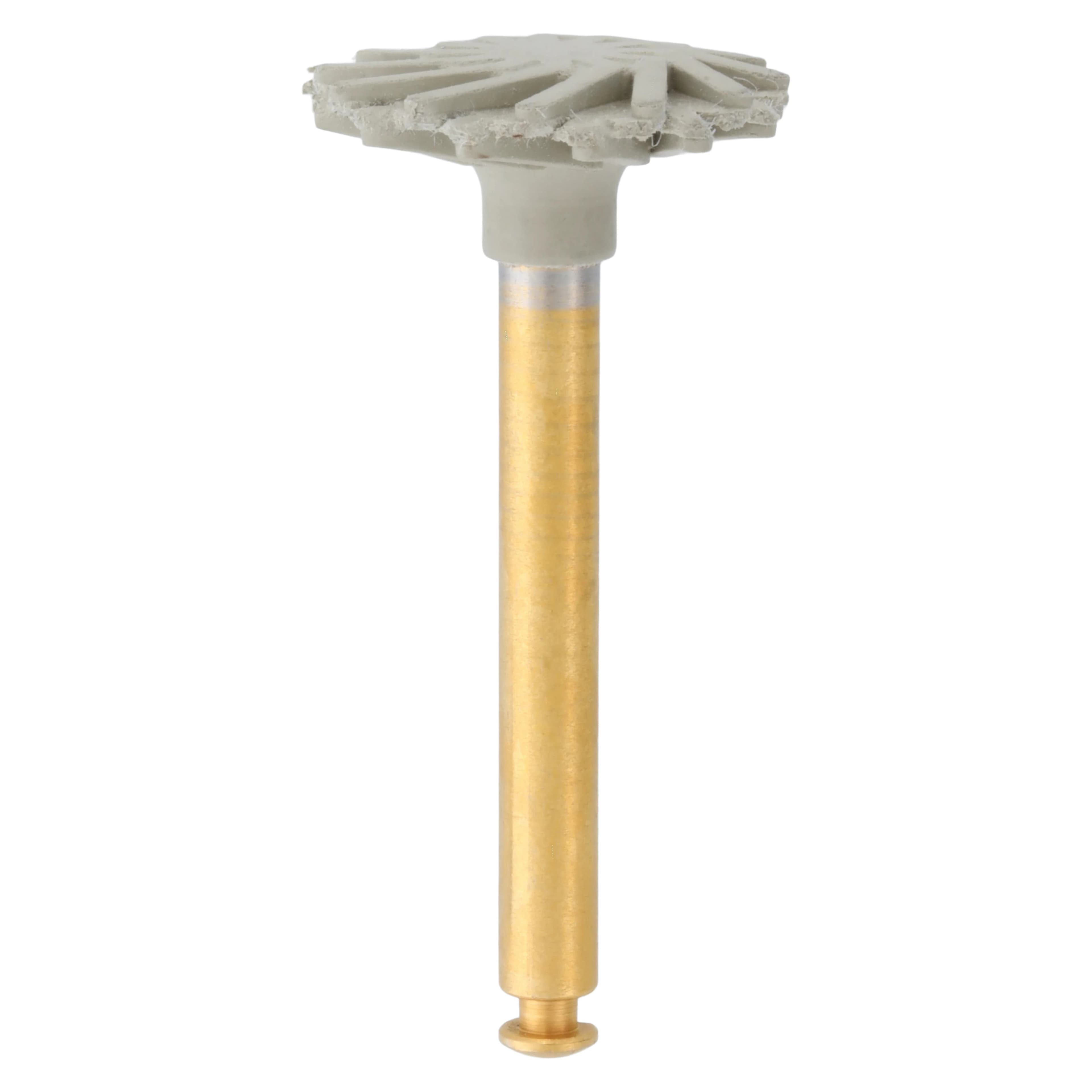 Meisinger LUSTER Twist Composite Polisher, Fine, High Shine, RA Shank, Beige, 10.0mm, 2/Pk, #9769F.100 - Meisinger RA #9769F.100 Fine, Spiral, Twist Polisher, Beige, 2/Pk - Image 1