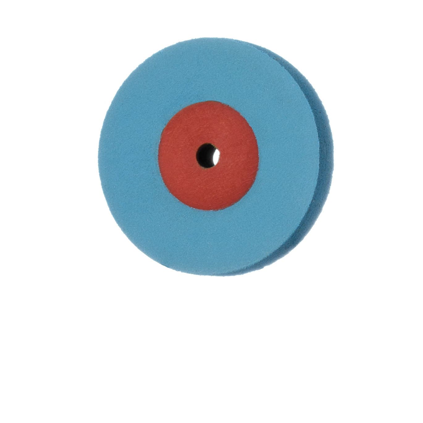 Meisinger DCA06-170-UNM-BL/O Zirconia Polishing Wheel, Unmounted, Blue/Orange, 17 mm, Pre-Polish, 1/Pk - DCA06-170 UNM Blue Zirconia Polishing Wheel - Image 1