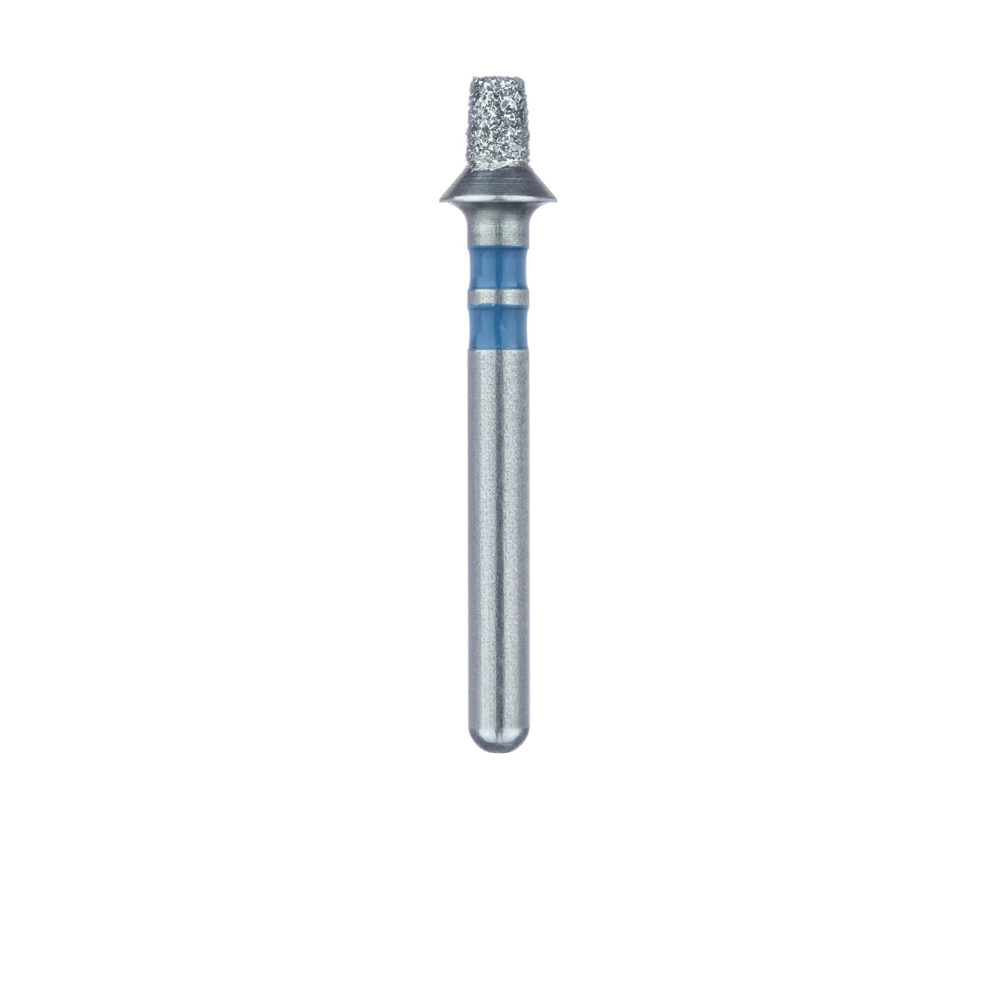 Meisinger 828TB-017 FG Occlusal Reduction Diamond Bur, Tapered, 8° Cone, Blue Ring, 2.2mm Working Length, 1.7mm Diameter, Pack of 5 thumbnail 2