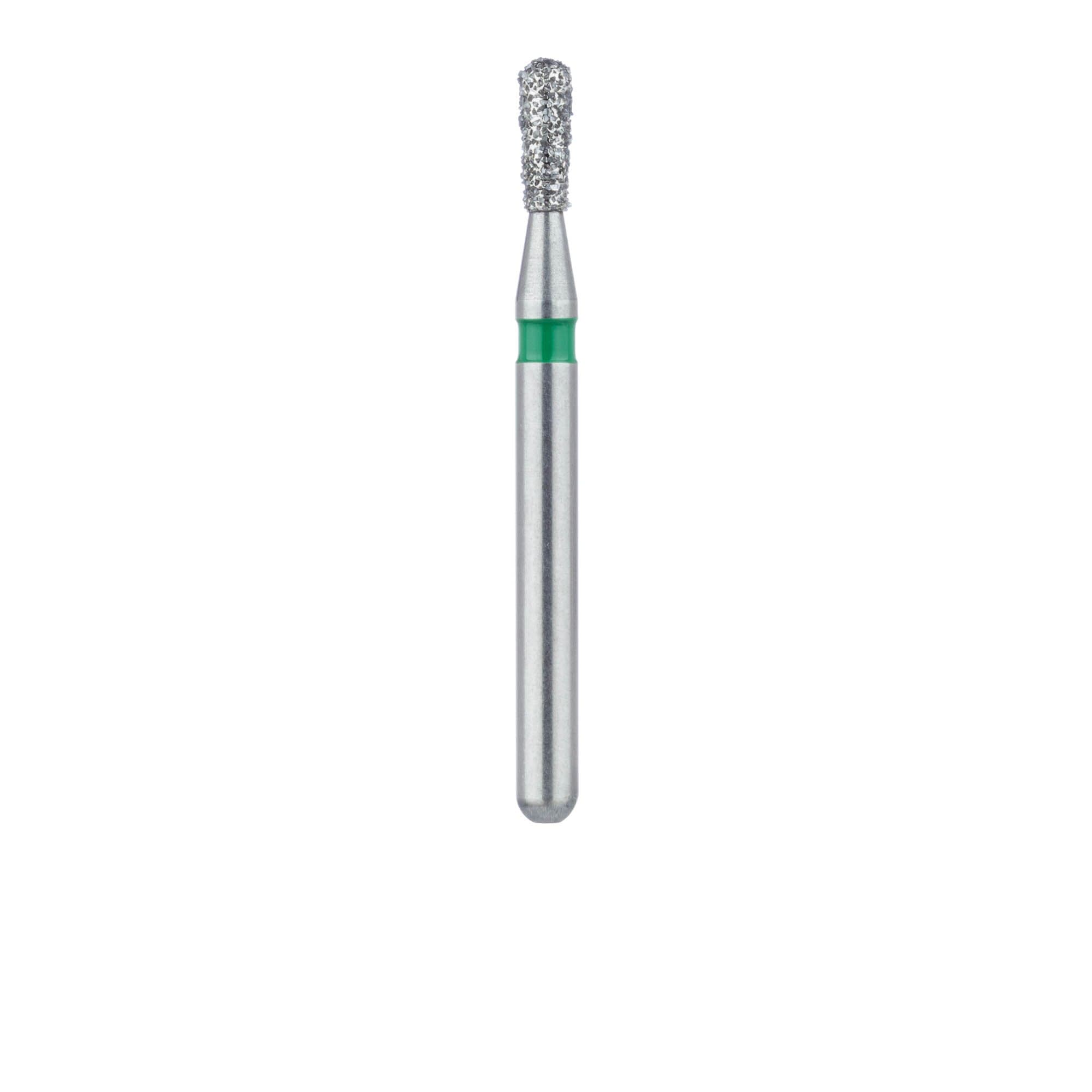 Meisinger 809RG-014 FG Coarse Diamond Bur, Round End Pear, 1.4mm, 5/Pack thumbnail 2