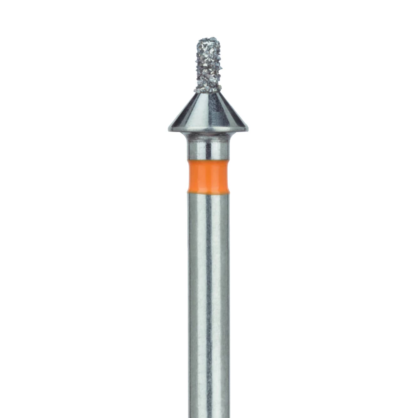 Meisinger FG Occlusal Reduction Diamond Bur, Coarse, Orange, 0.9mm Head, 1.8mm Depth, 828O-009-FG, Pack of 5 - Meisinger FG Occlusal Reduction Diamonds - 828-009 - Orange - Image 1