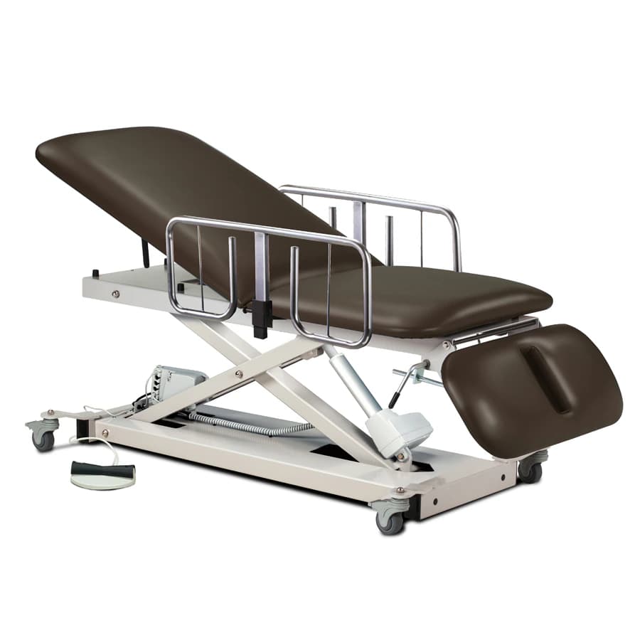 Clinton Industries Open Base Power Exam Table, 500 lb Capacity - Open Base Power Exam Table/Opt - Image 1