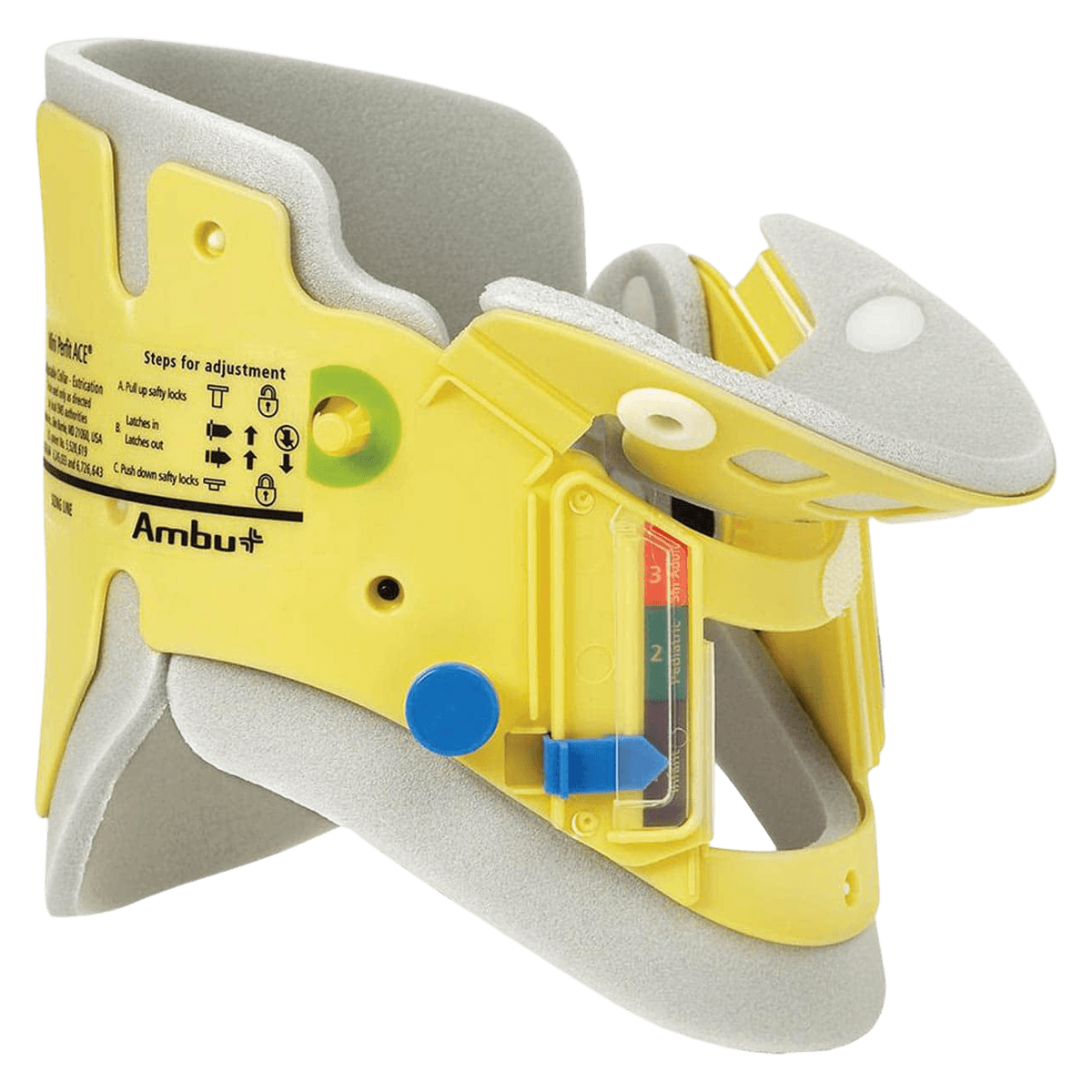 Ambu MiniPerfit Ace Extrication Collar, Pediatric, One Size, Polyethylene, 44x18x1.5cm thumbnail 2