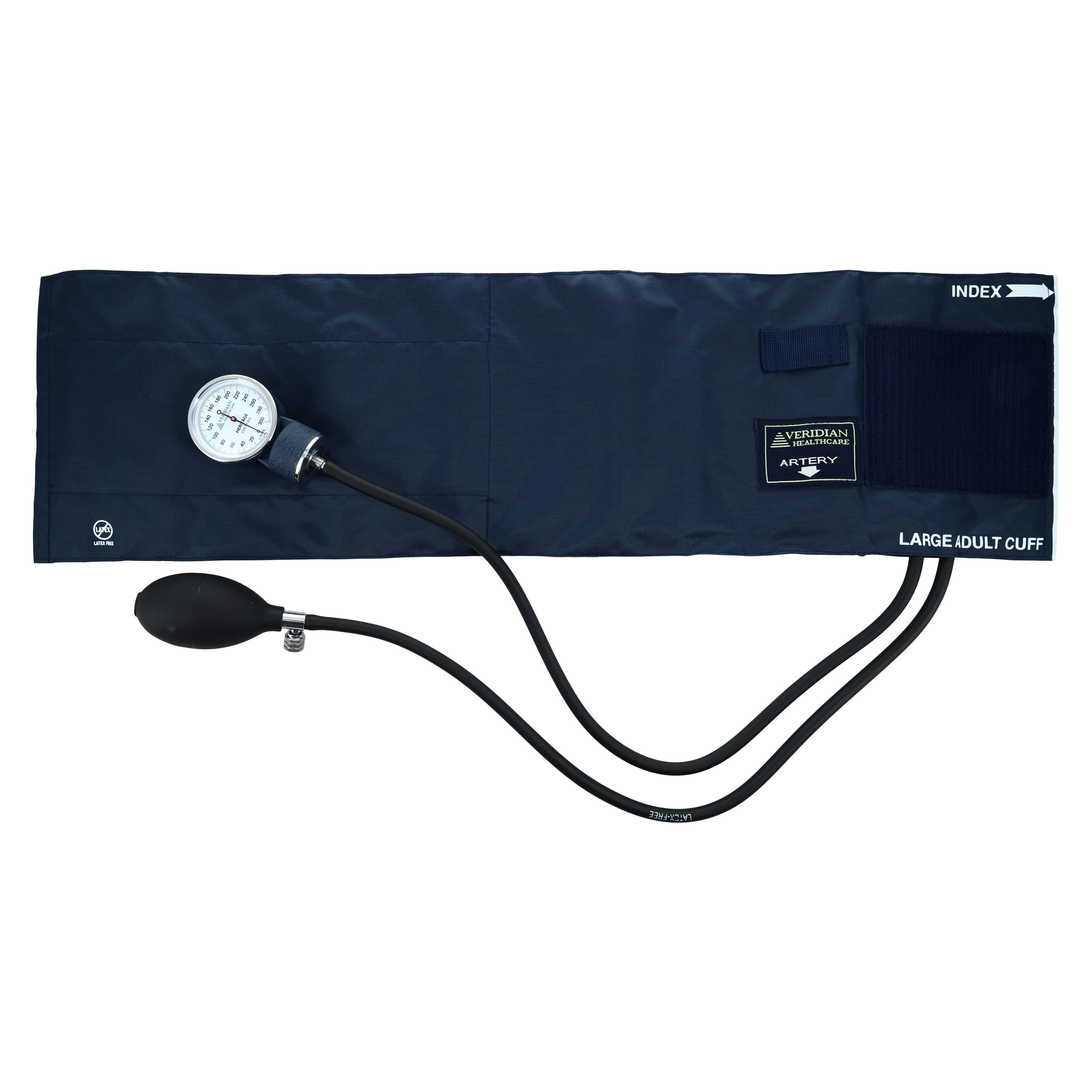 Veridian Healthcare Blood Pressure Cuff, Large Adult, Blue thumbnail 8