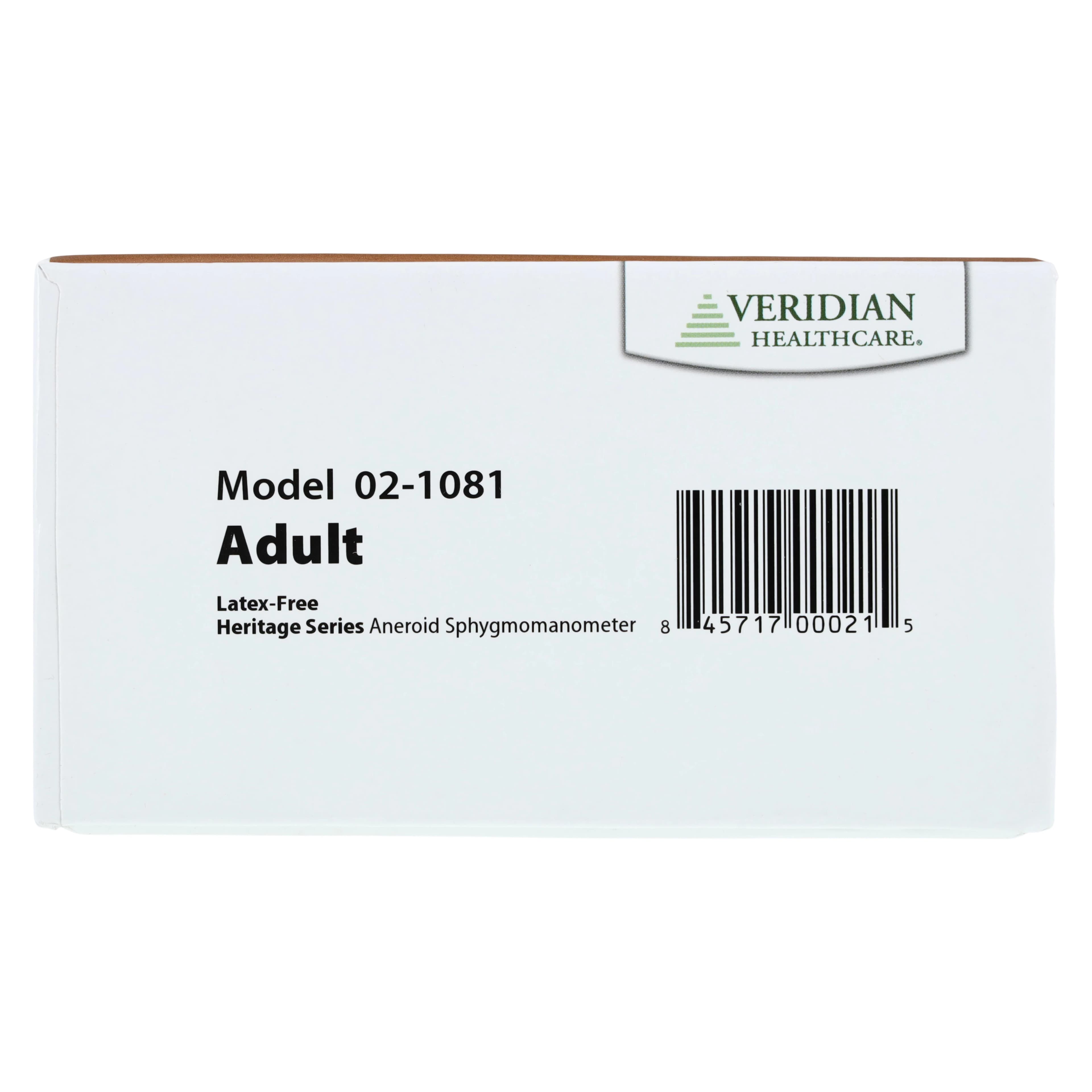 Veridian Healthcare Adult Blood Pressure Cuff, Blue, Latex-Free, Each thumbnail 8