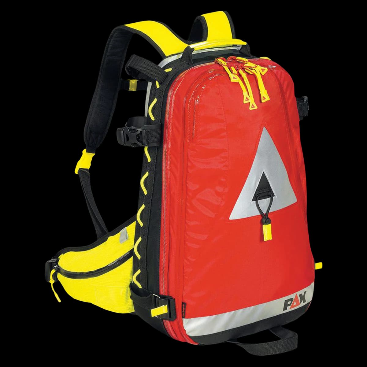 Pax USA Search and Rescue Backpack, Red/Yellow, Zipper Closure, Adjustable Shoulder Straps - Backpack Search and Rescue - Image 1