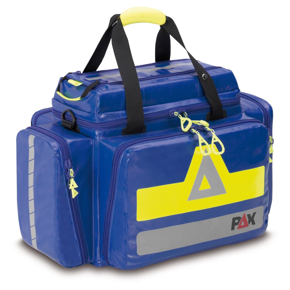 Pax USA Field Bag, Blue, Zipper Closure, Comfort Grip Carry Handle - Emergency Bag Dresden Tec PU - Image 1