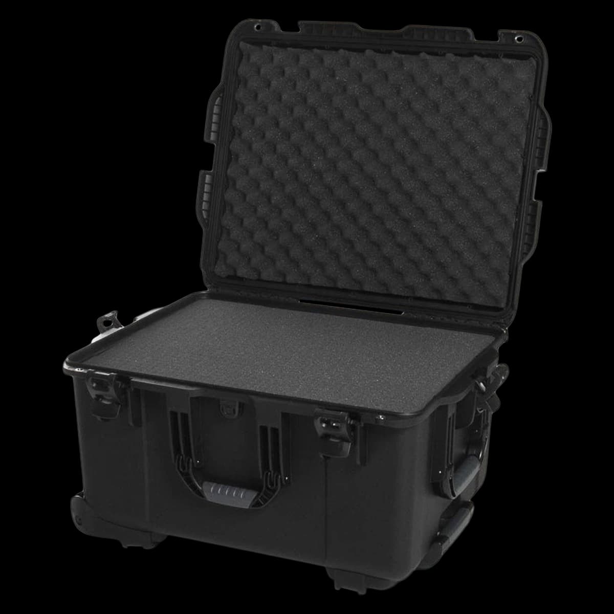 Nanuk 960 Waterproof Hard Case with Foam, 25.4 x 20 x 14.5 in, Black, Carry Handle - Case 960 w/Foam - Image 1
