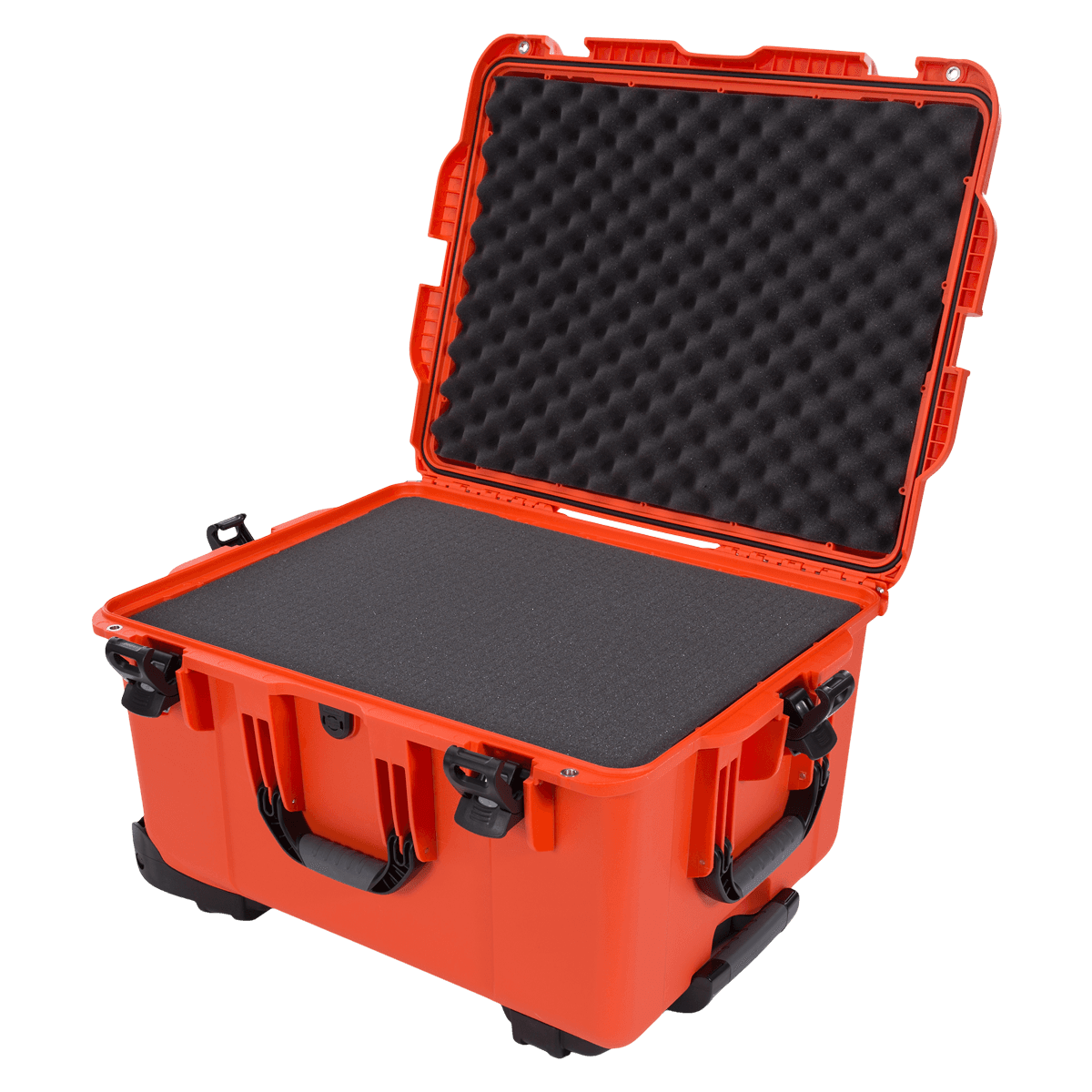 Nanuk 960 Waterproof Hard Case with Foam, 25.4 x 20 x 14.5 inches, Orange with Carry Handle - Case 960 w/Foam - Image 1