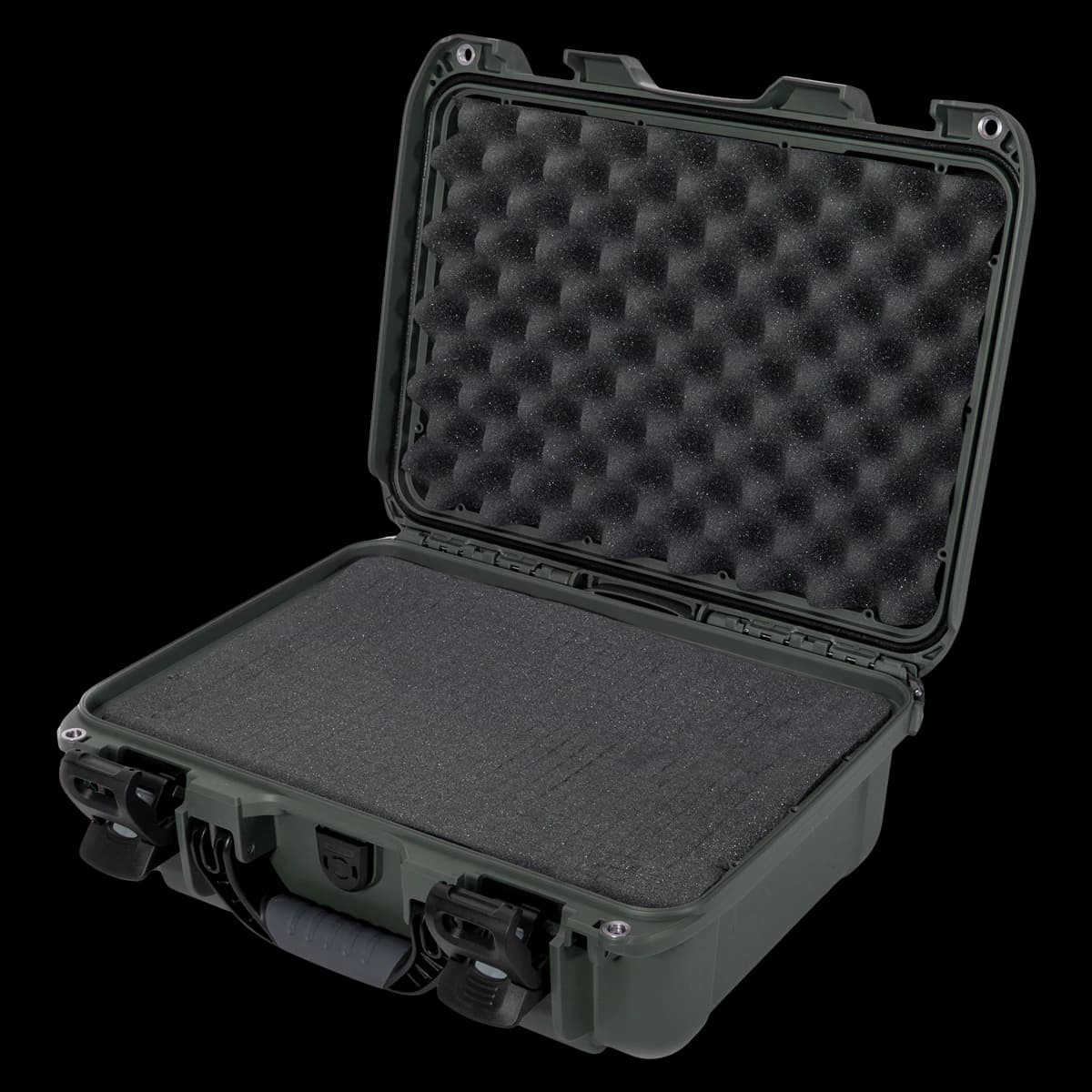 Nanuk 920 Hard Case with Foam Insert, Olive - Nanuk 920 w/Foam Olive - Image 1