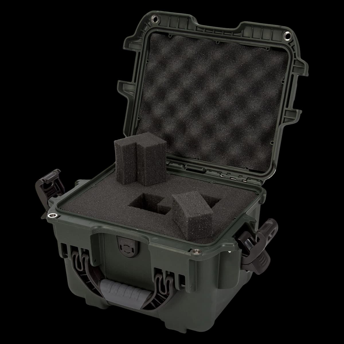 Nanuk 908 Equipment Case with Foam, Olive, 01KWC87QCVMZZN473VK1VEDNFB - Nanuk 908 w/Foam Olive - Image 1