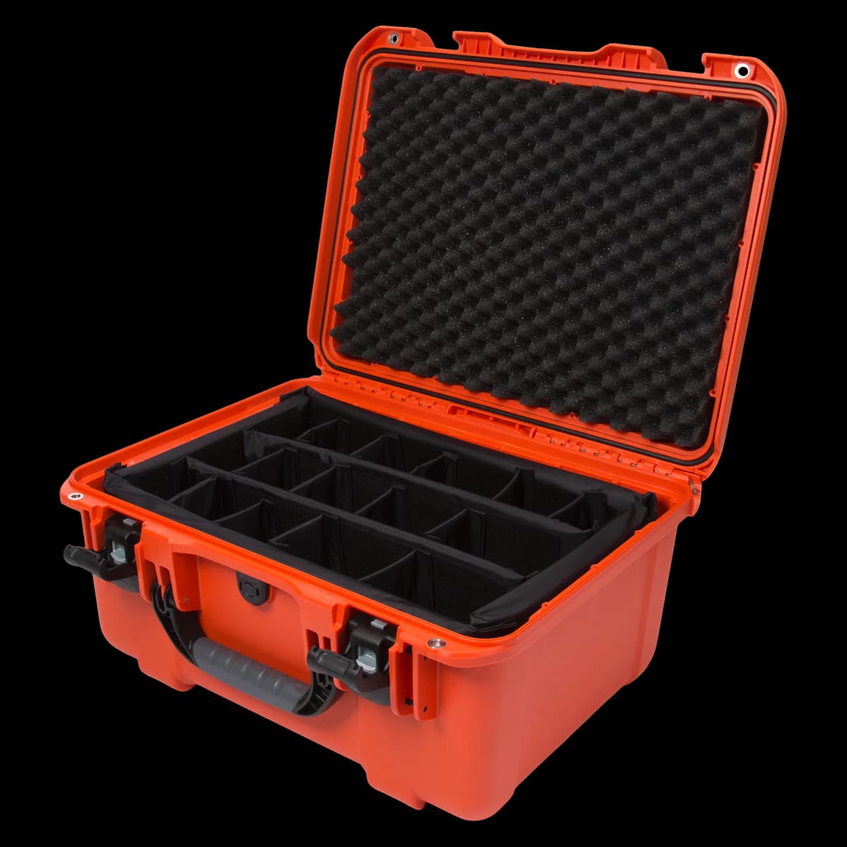Nanuk 933 Waterproof Hard Case with Padded Dividers, Orange - Nanuk 933 w/padded div Orange - Image 1
