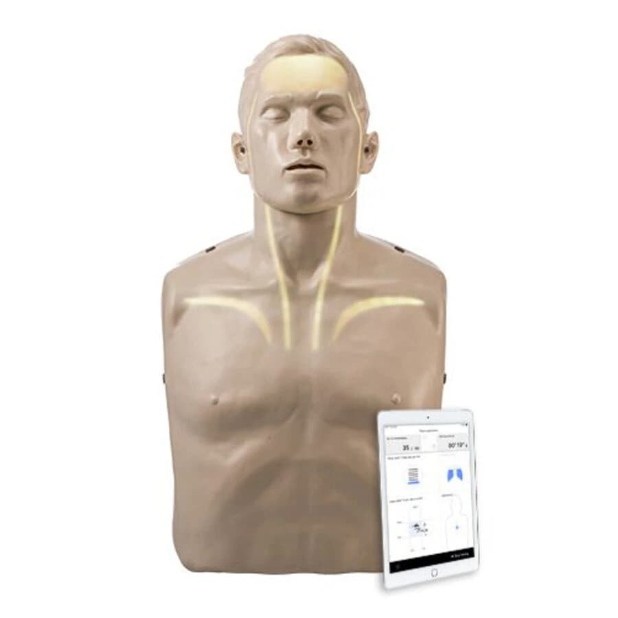Brayden Pro Adult CPR Training Manikin with White LEDs - Brayden Pro Adt w/White LEDs - Image 1