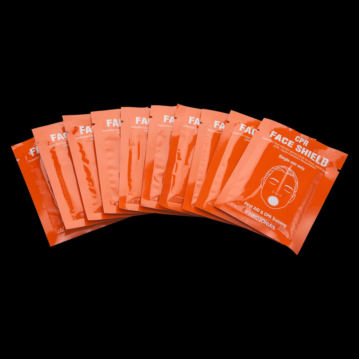 Brayden CPR Adult Face Shield, 10/Package - Brayden Adult Face Shield - Image 1