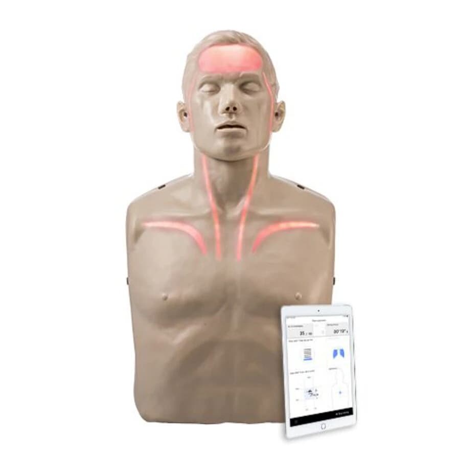 Brayden Pro Adult CPR Training Manikin with Red LEDs - Brayden Pro Adt w/Red LEDs - Image 1