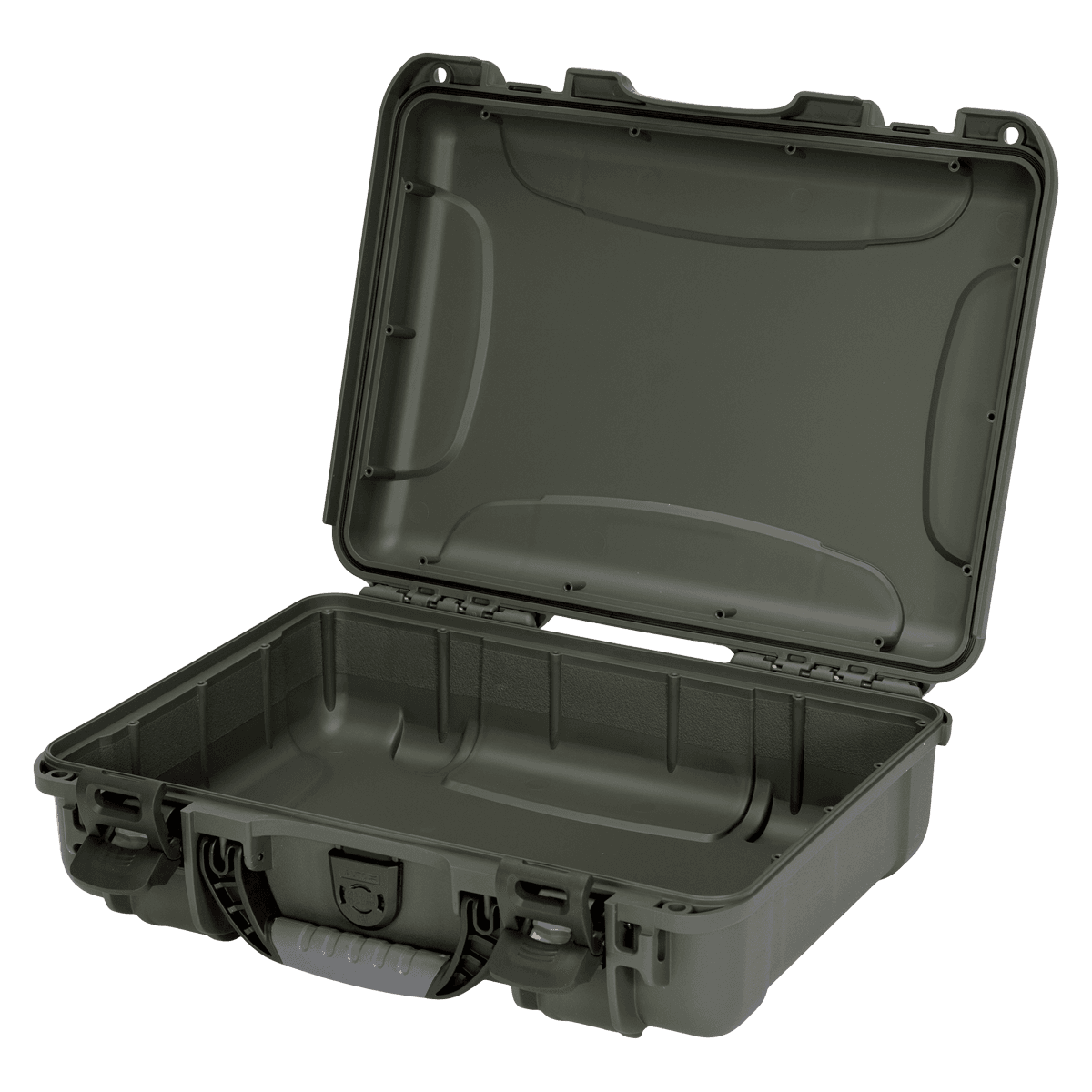 Nanuk 910 Small Protective Case, Olive, Empty - Nanuk 910 Empty Olive - Image 1