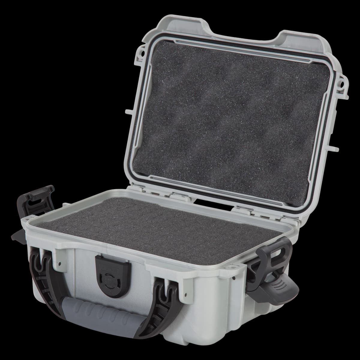 Nanuk 903 Waterproof Hard Case with Foam Insert, Silver - Nanuk 903 w/foam Silver - Image 1