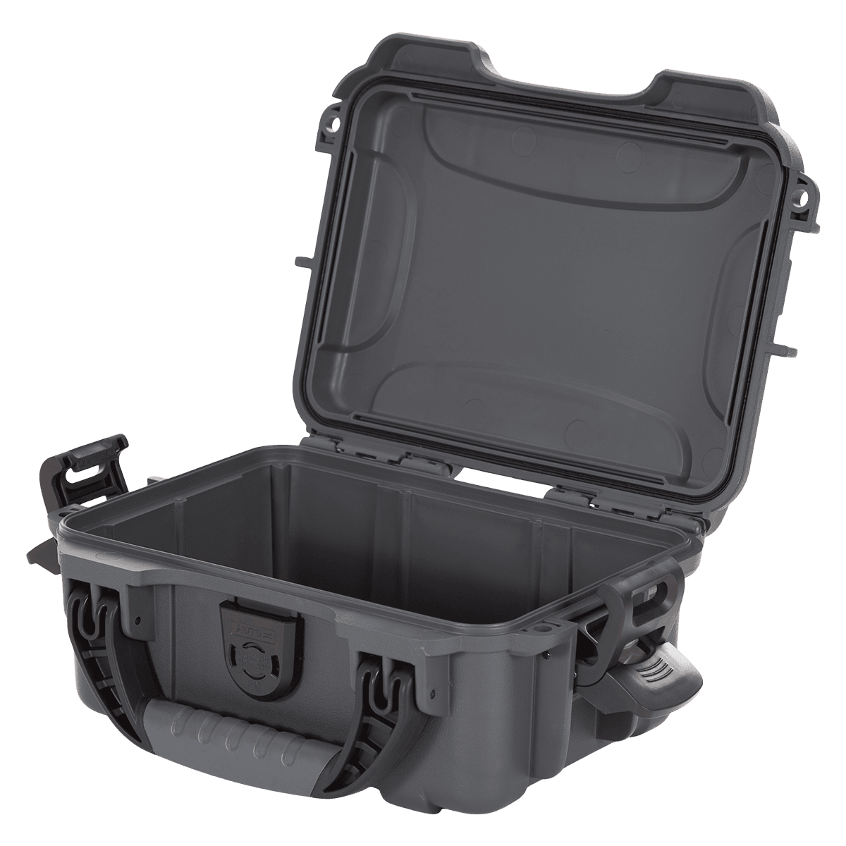 Nanuk 903 Waterproof Hard Case, Graphite, Empty (No Foam) - Nanuk 903 Graphite Empty - Image 1