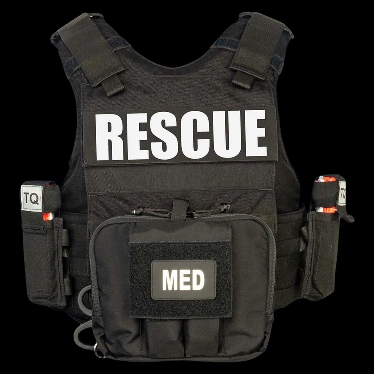North American Rescue Ballistic Vest, Black - NAR Ballistic Vest Blk - Image 1