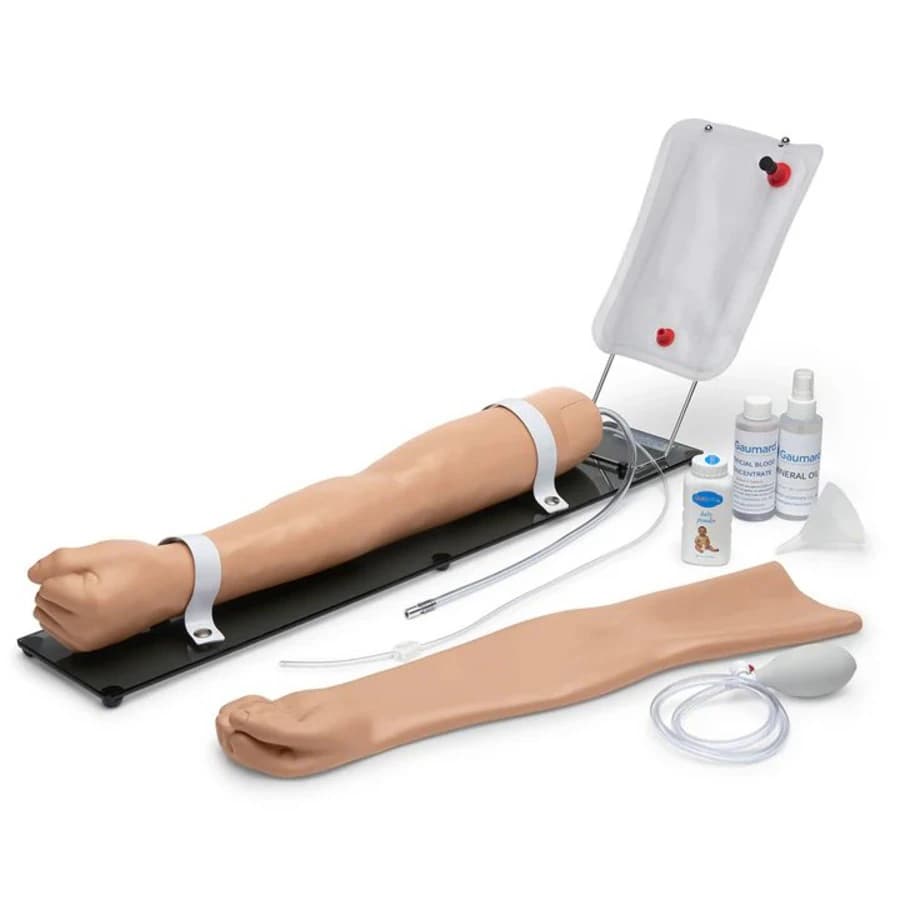 Gaumard Left Arm Advanced Multipurpose Venous Training IV Training Arm, Light Unisex, with Accessories, LF00698U - Multipurpose Venous Trng Arm - Image 1