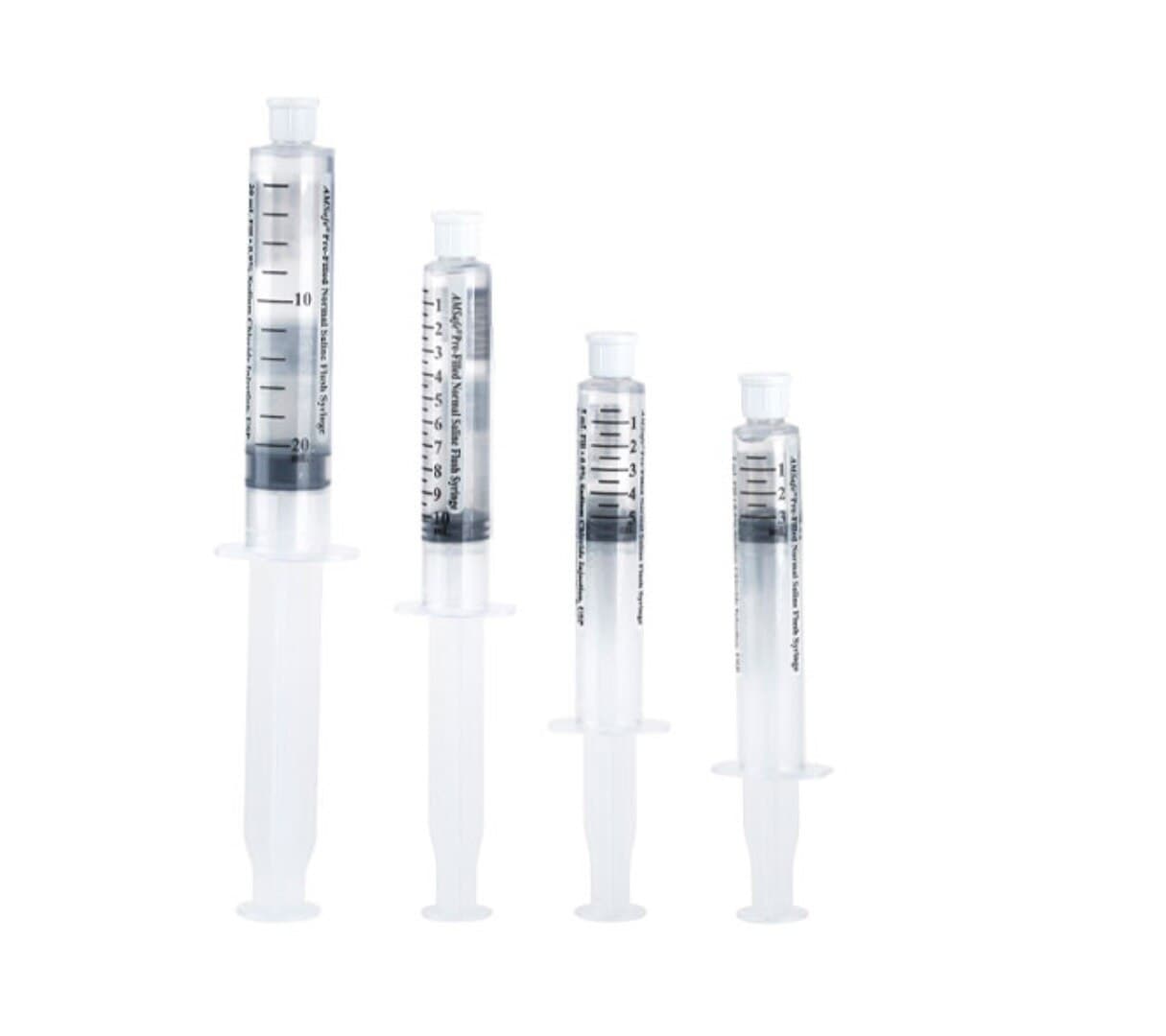 AMSafe Pre-Filled Saline Flush Syringe, 0.9% Sodium Chloride, 20 mL, 120/Case thumbnail 2