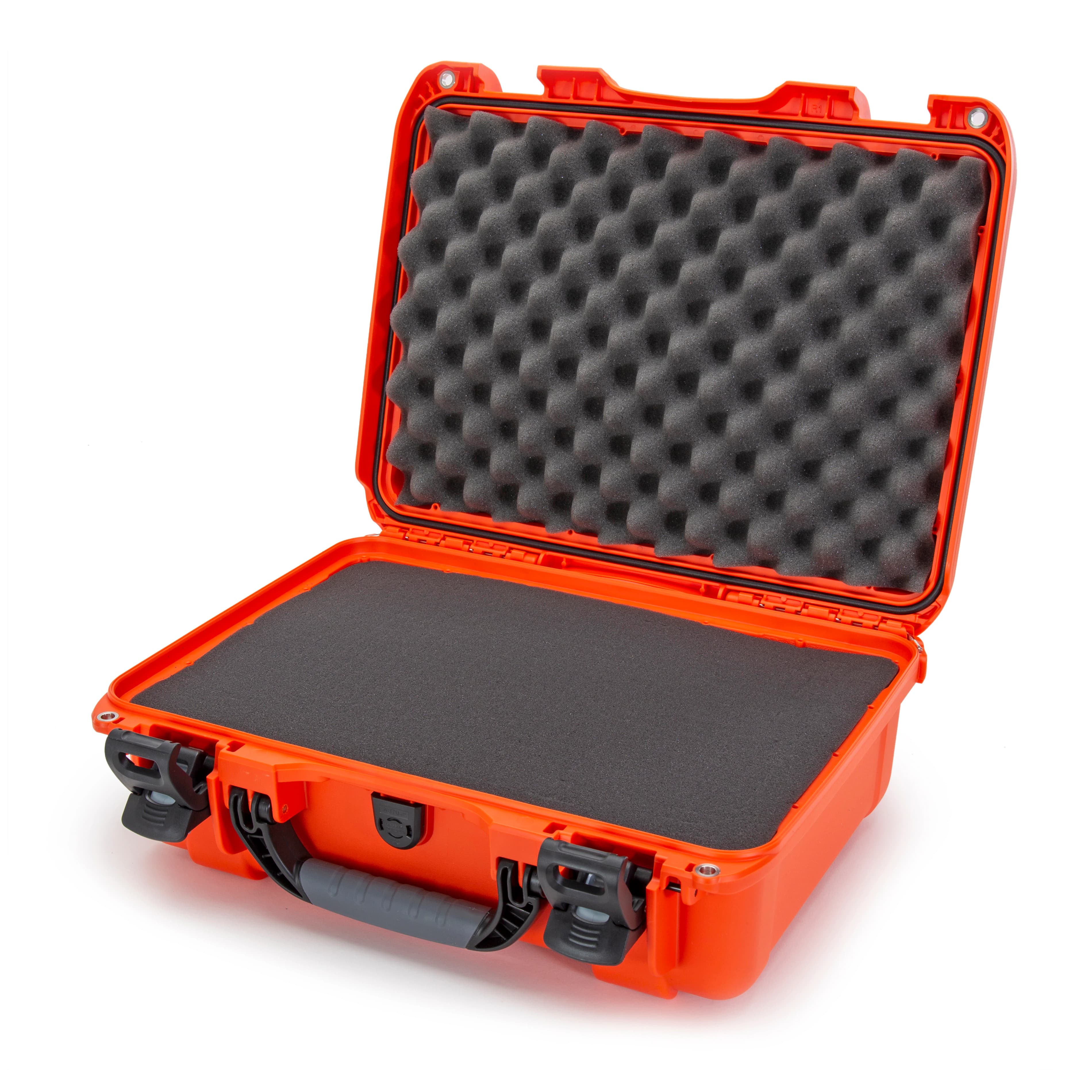 Nanuk 925 Waterproof Case with Foam, Orange, 18.7 x 14.8 x 7 in, PowerClaw Latching System - Nanuk 925 w/Foam Orange - Image 1