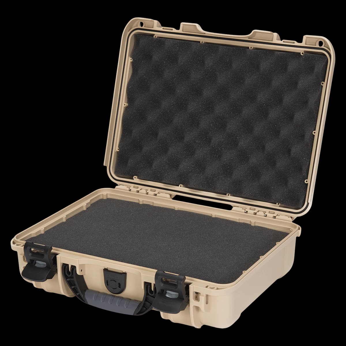 Nanuk 910 Waterproof Case with Foam Insert, Tan, 14.3 x 11.1 x 4.7 inches - Nanuk 910 w/Foam Tan - Image 1