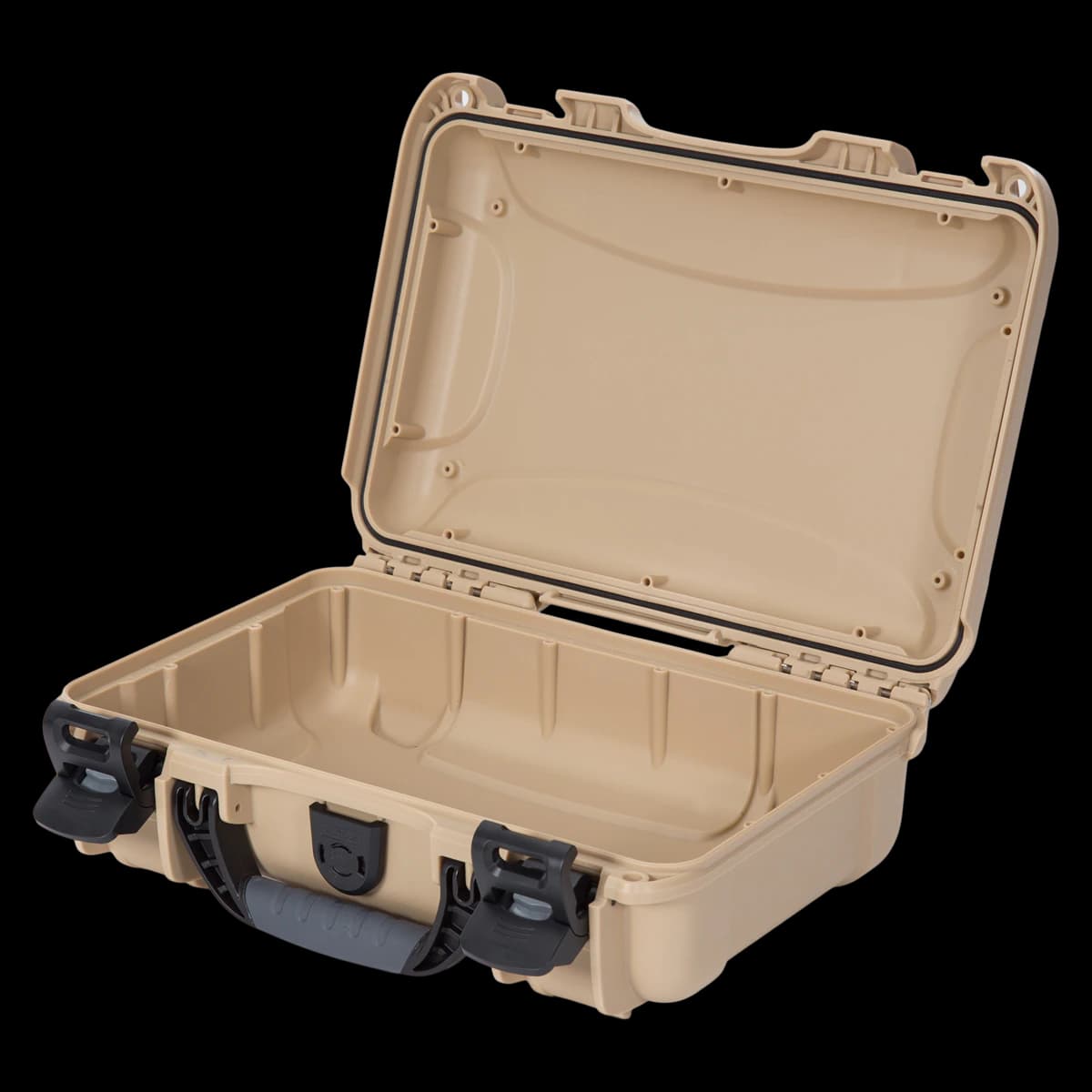 Nanuk 909 Waterproof Case, Empty, Tan, 12.6 x 9 x 4.4 in - Nanuk 909 Empty Tan - Image 1