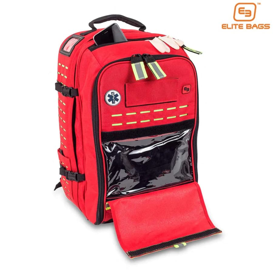 Leonhard Lang Robust Backpack, Red, 11x12.6x20.5" - Robust Backpack Red - Image 1