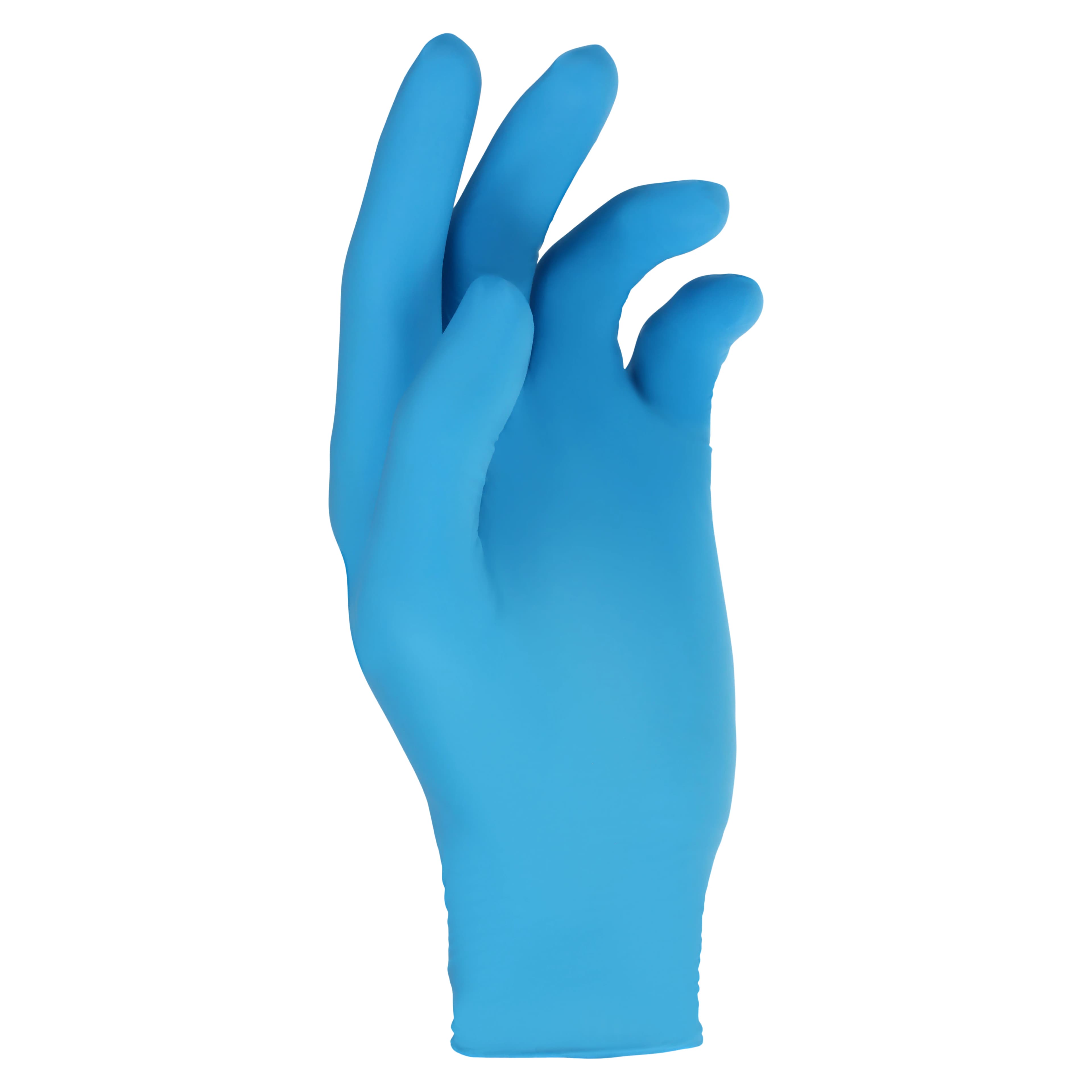 Sempermed Safe Nitrile Exam Gloves, X-Large, Blue, Non-Sterile, 10/Case thumbnail 2