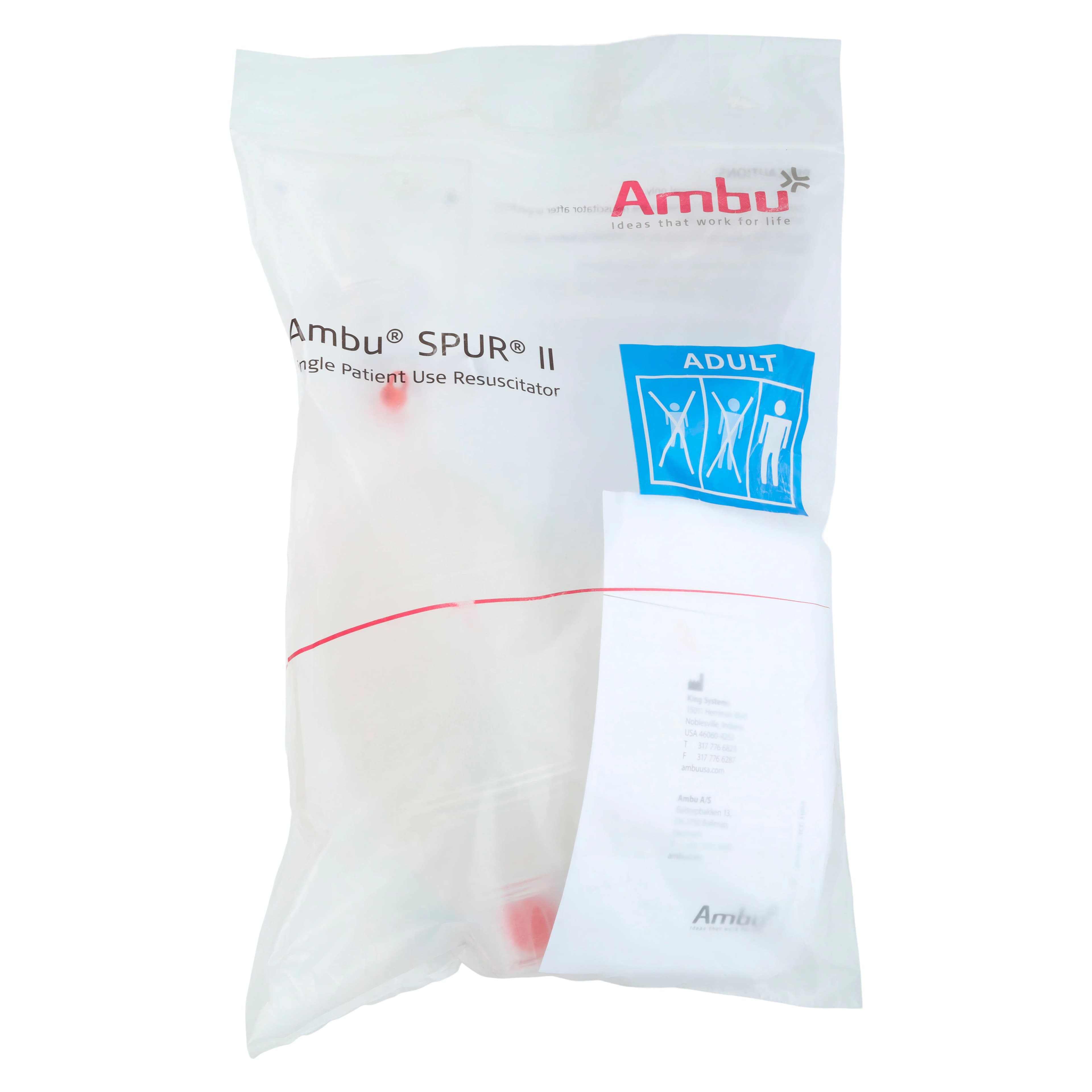 Ambu Adult BVM Resuscitator with Medium Mask, Filter, and ETCO2 Capnography Port thumbnail 10