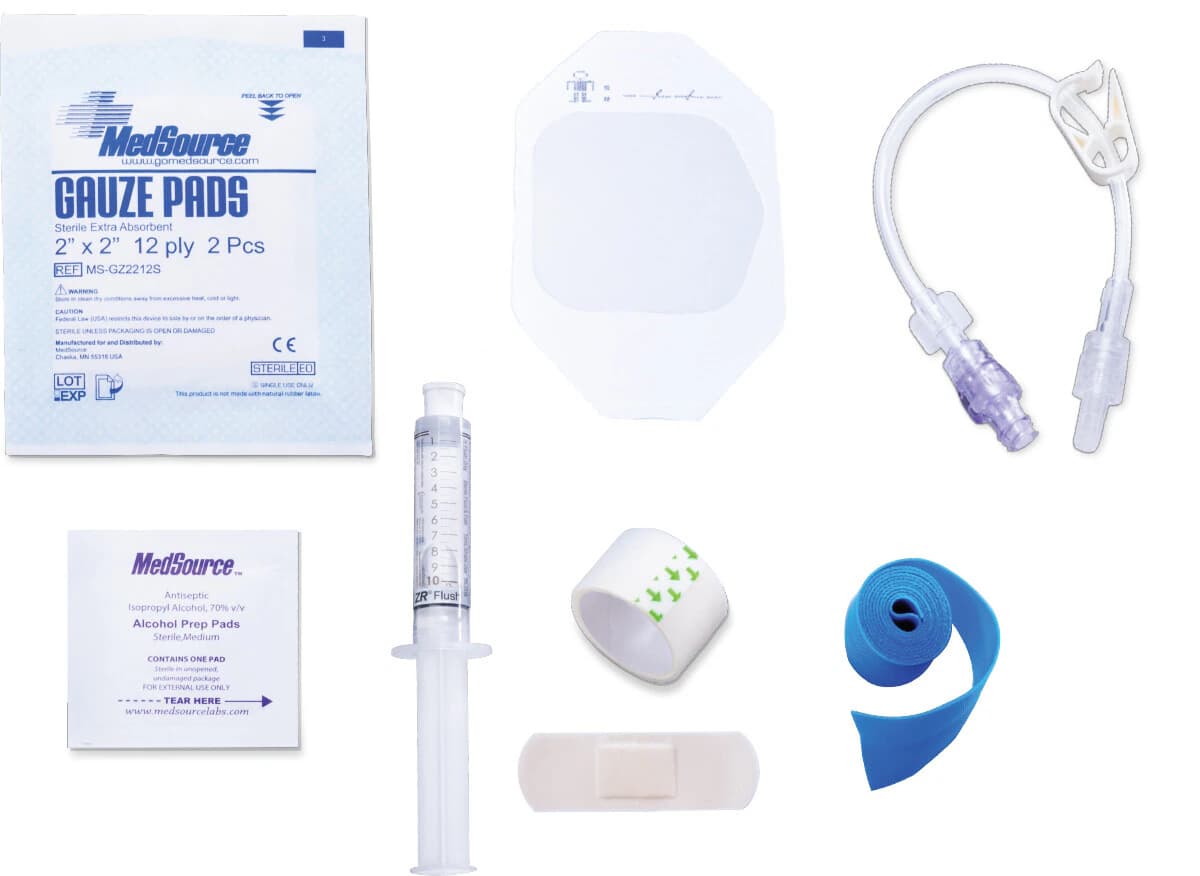 IV Start Kit with Extension Set, Prefilled Syringe (PFS) - IV Start Kit w/ Ext. Set, PFS - Image 1