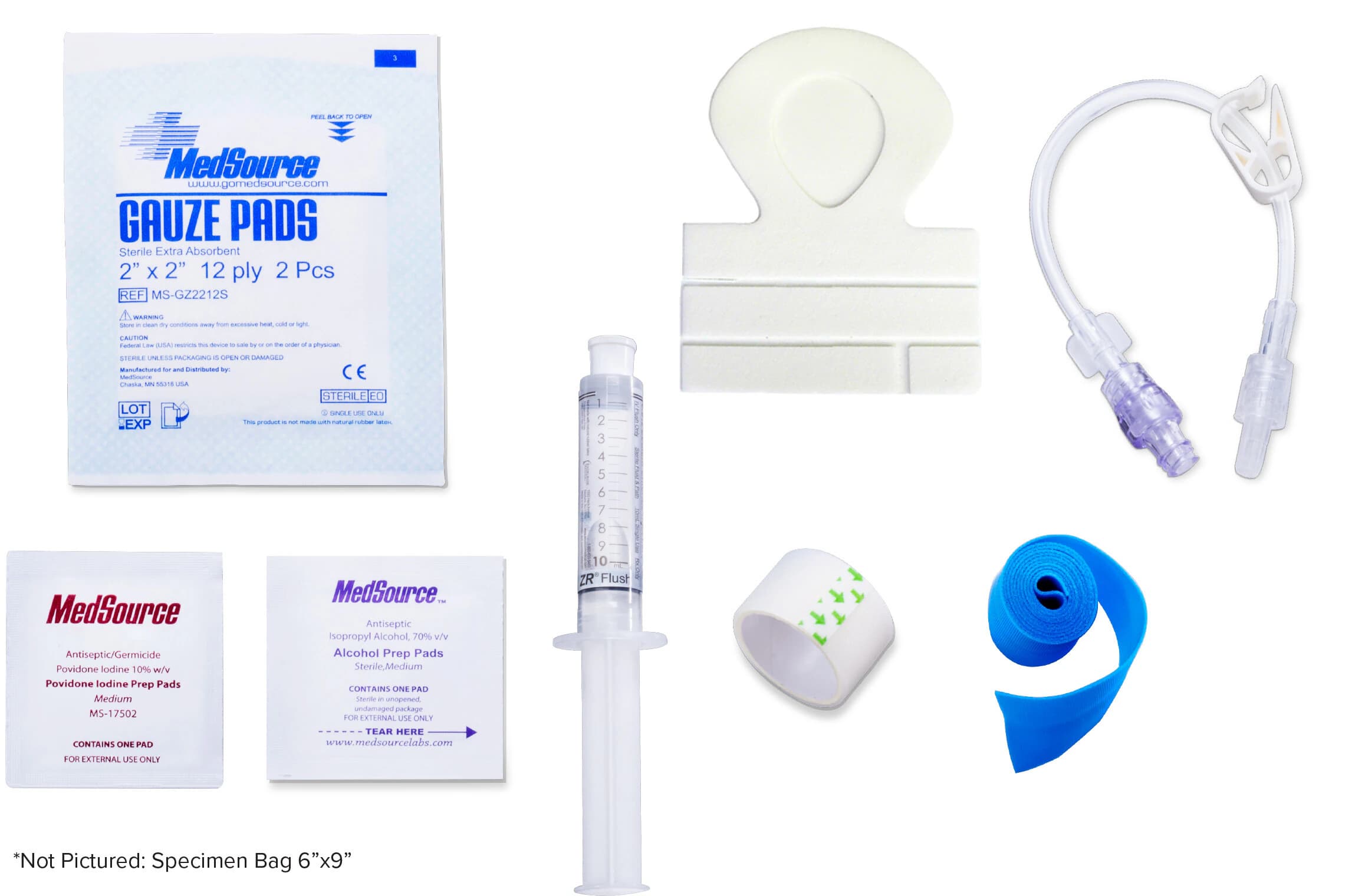 IV Start Kit with Extension Set, Prefilled Syringe (PFS) - IV Start Kit w/ Ext. Set, PFS - Image 1