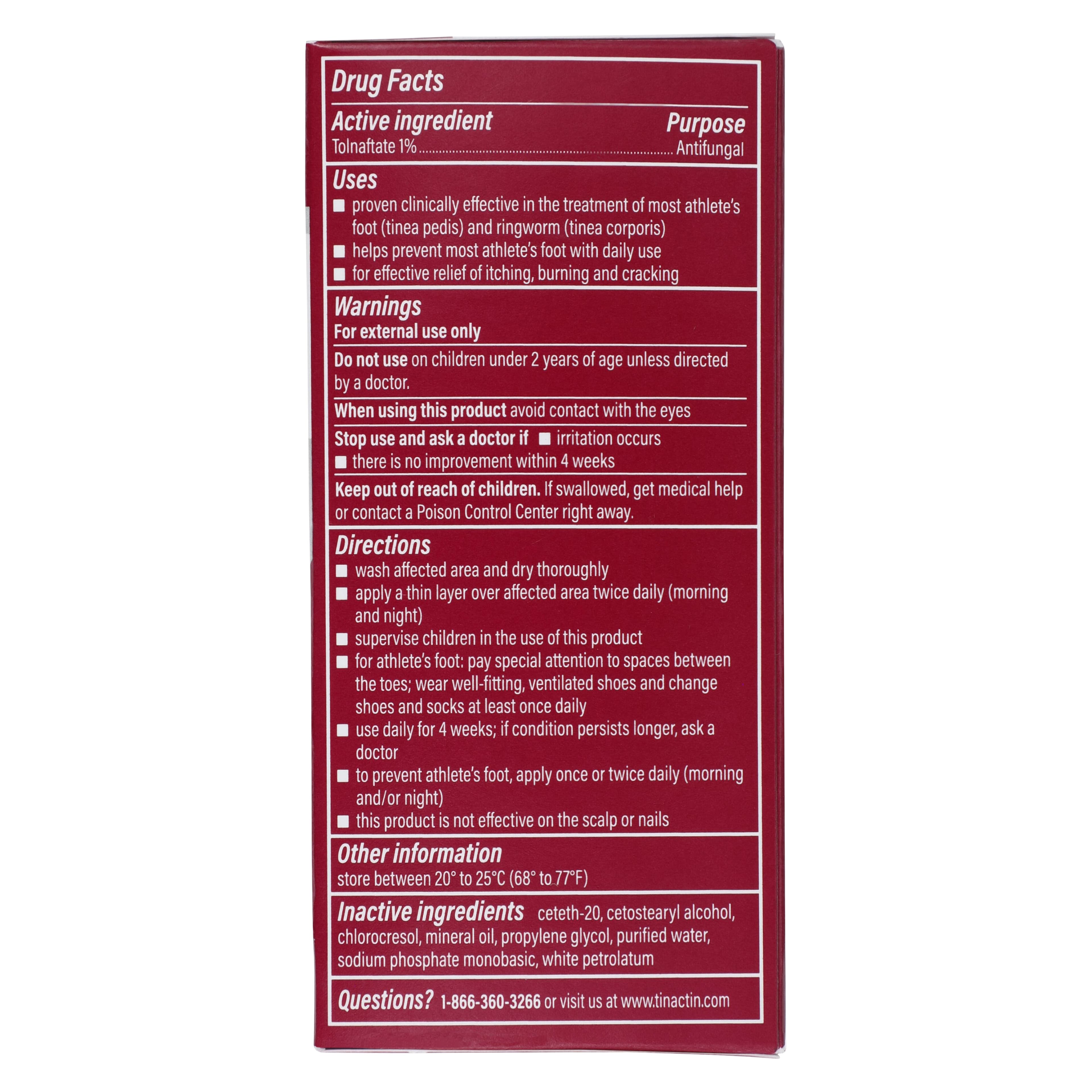 Tinactin Athlete's Foot Cream, 15 g Tube thumbnail 6