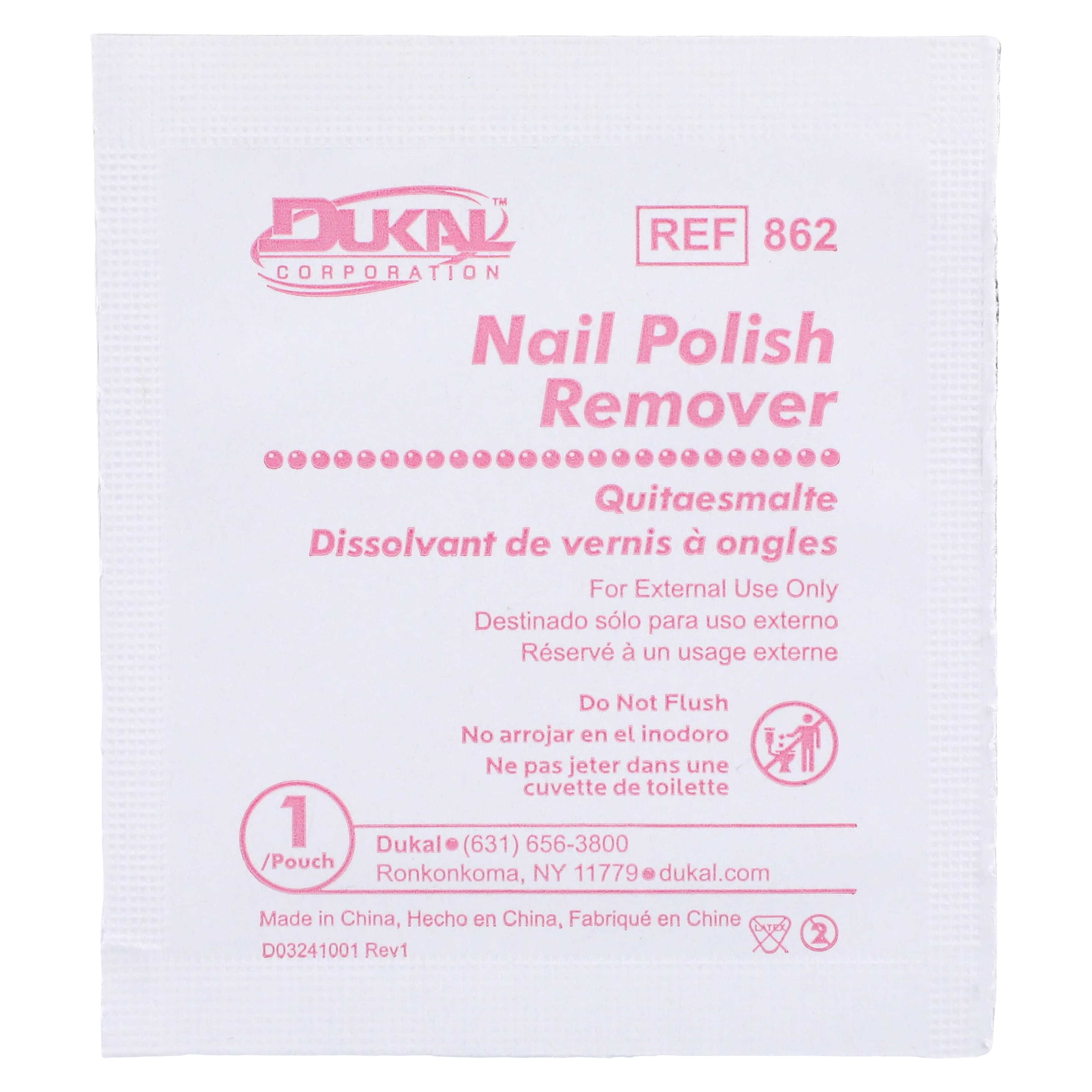 Dukal Nail Polish Remover Pads, Non-Woven, Latex-Free, 100/Box thumbnail 2