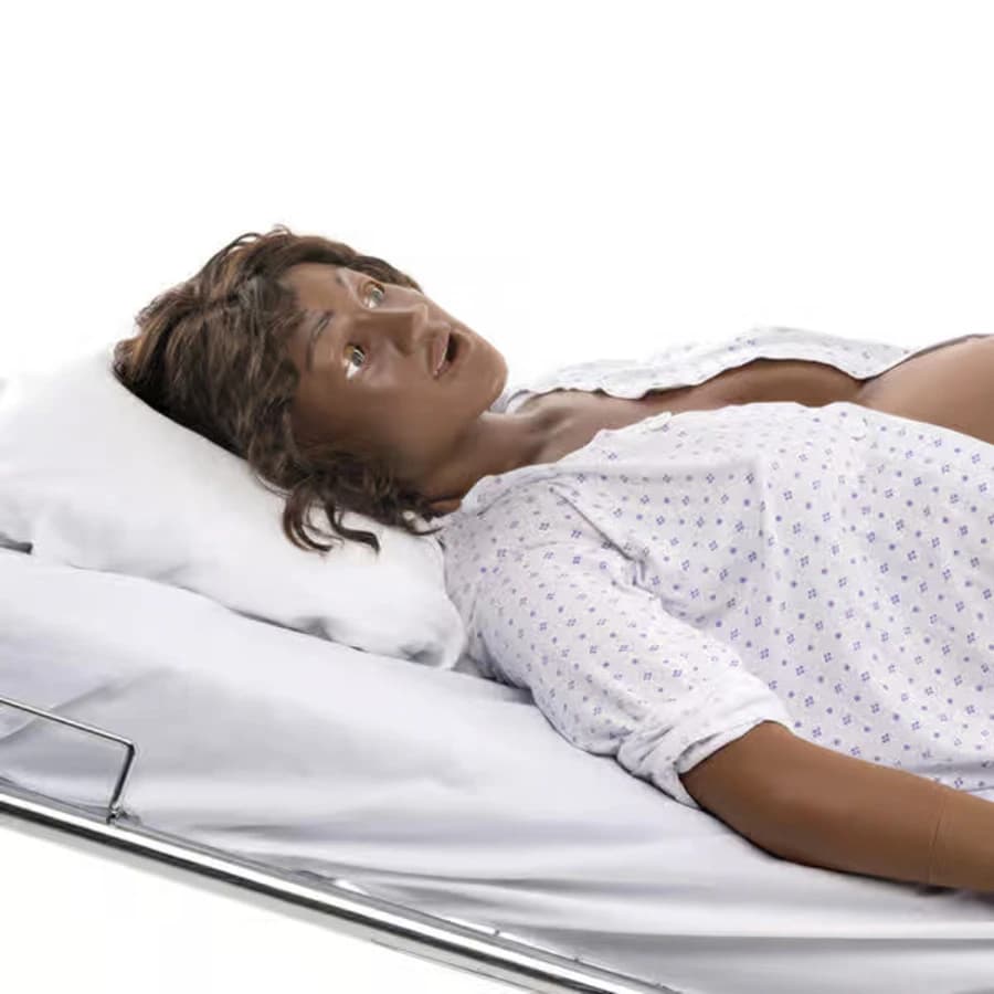 Laerdal MamaAnne Full Body Training Manikin Kit, Dark Skin, Female Adult - MamaAnne Dark - Image 1
