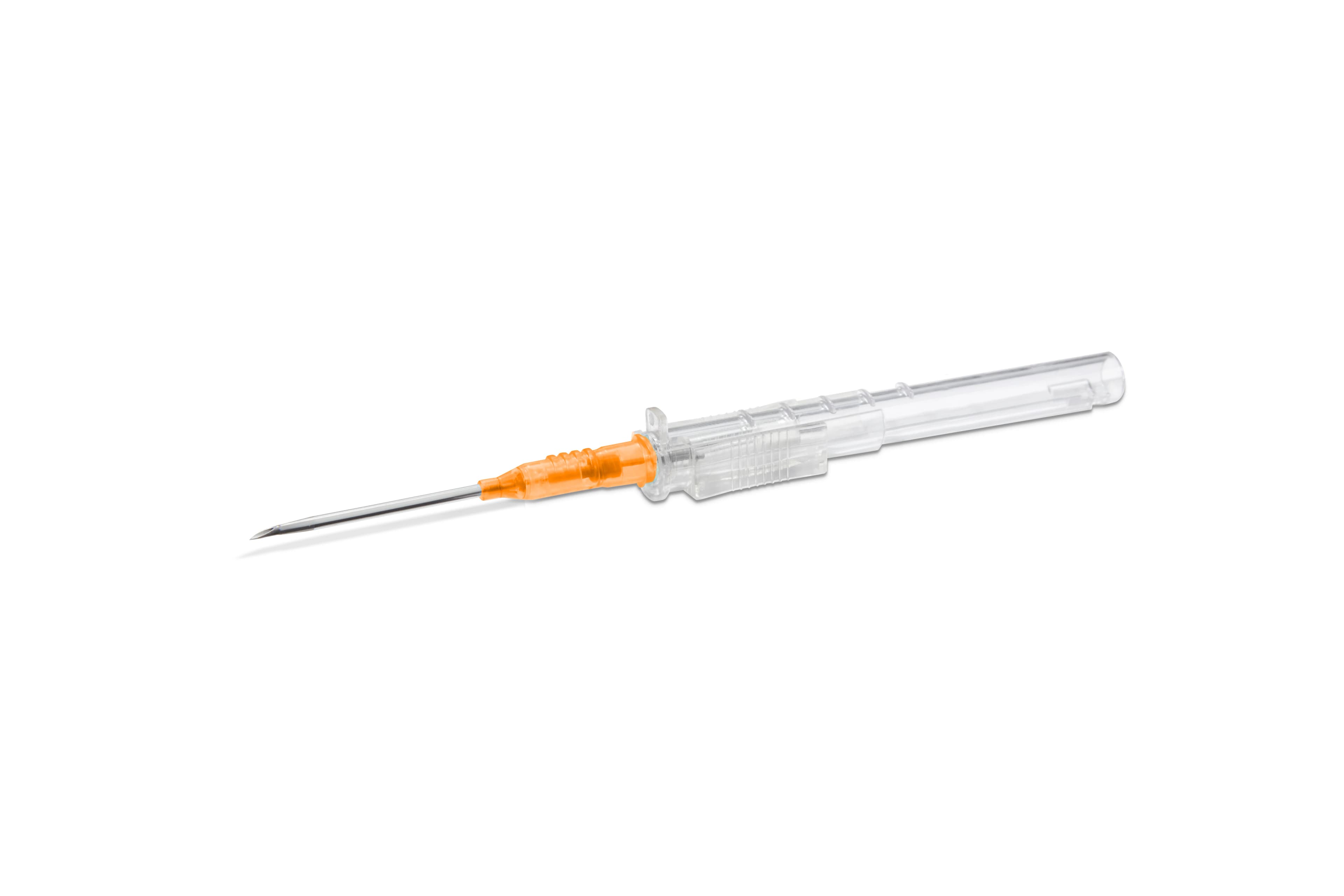 ClearSafe BC Safety IV Catheter, 14 Gauge, 1-1/4", Sterile, Sliding Safety Needle, 50/Box thumbnail 2