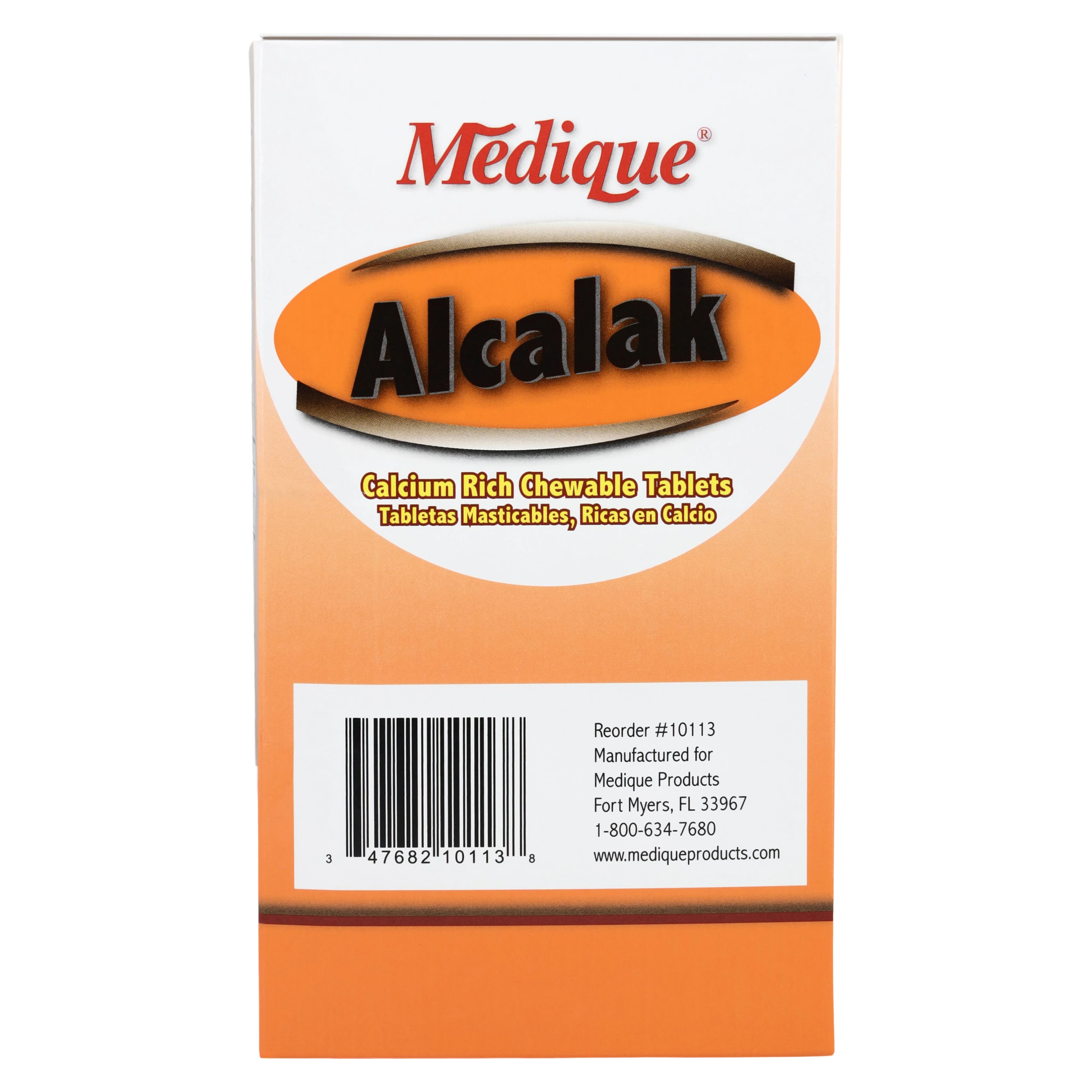 Alcalak Antacid Tablets, 250 Tablets per Box, 2 Boxes per Case (Medique Products) thumbnail 5