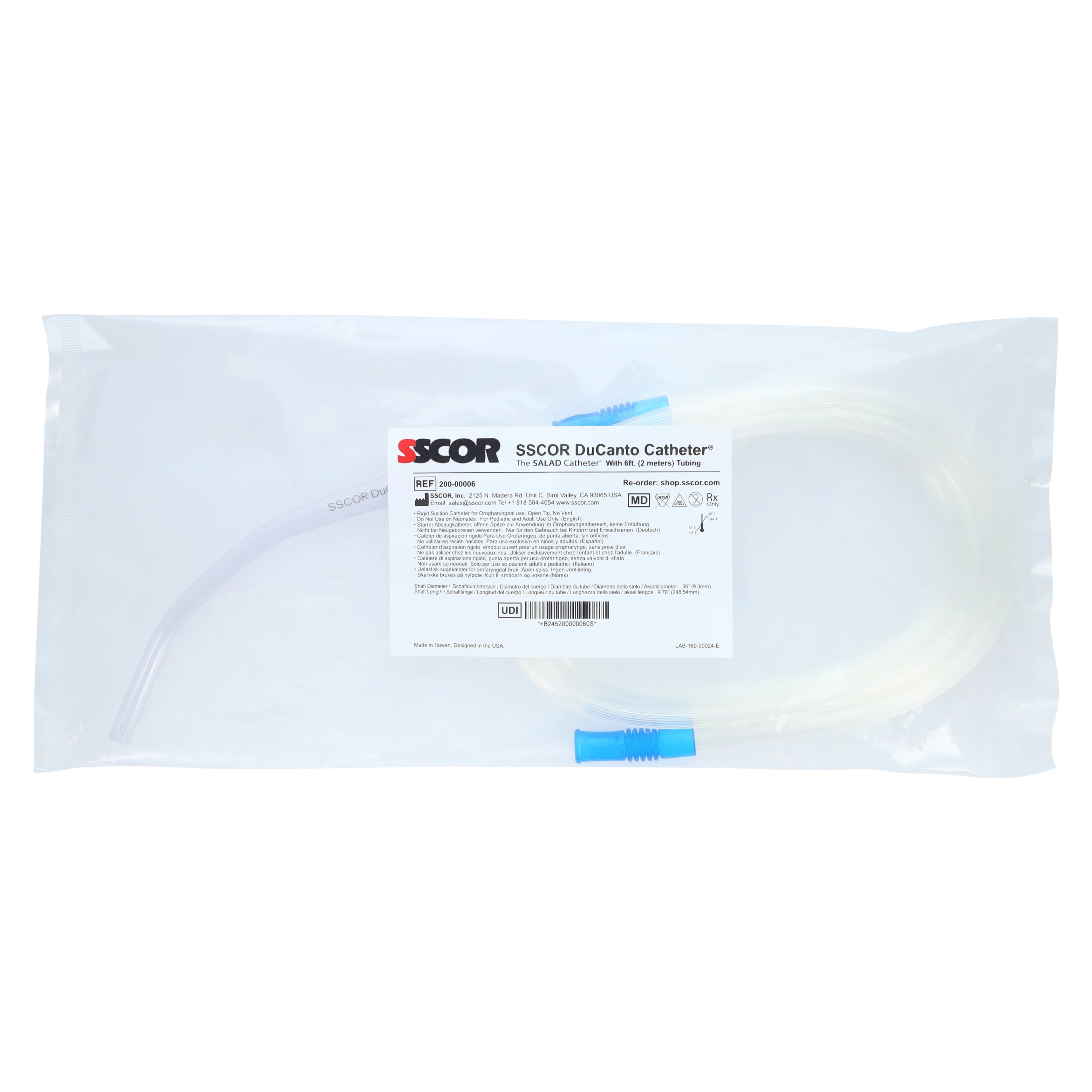 SSCOR DuCanto Catheter with 6 ft Tubing thumbnail 4