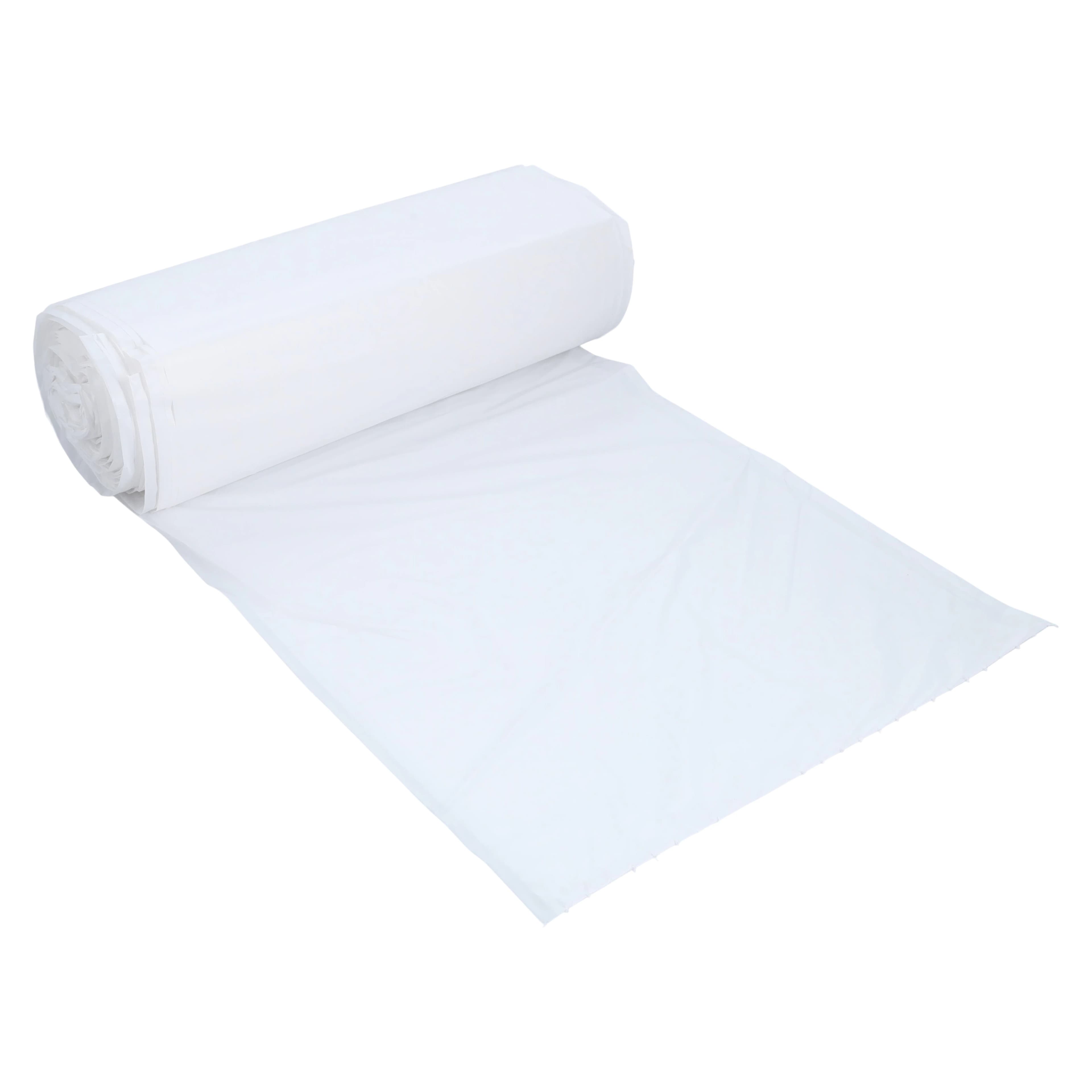 Inteplast Low-Density Commercial Can Liners, 60 gal, White, 38x58, 100/Case - Inteplast Group Low-Density Commercial Can Liners - Image 1