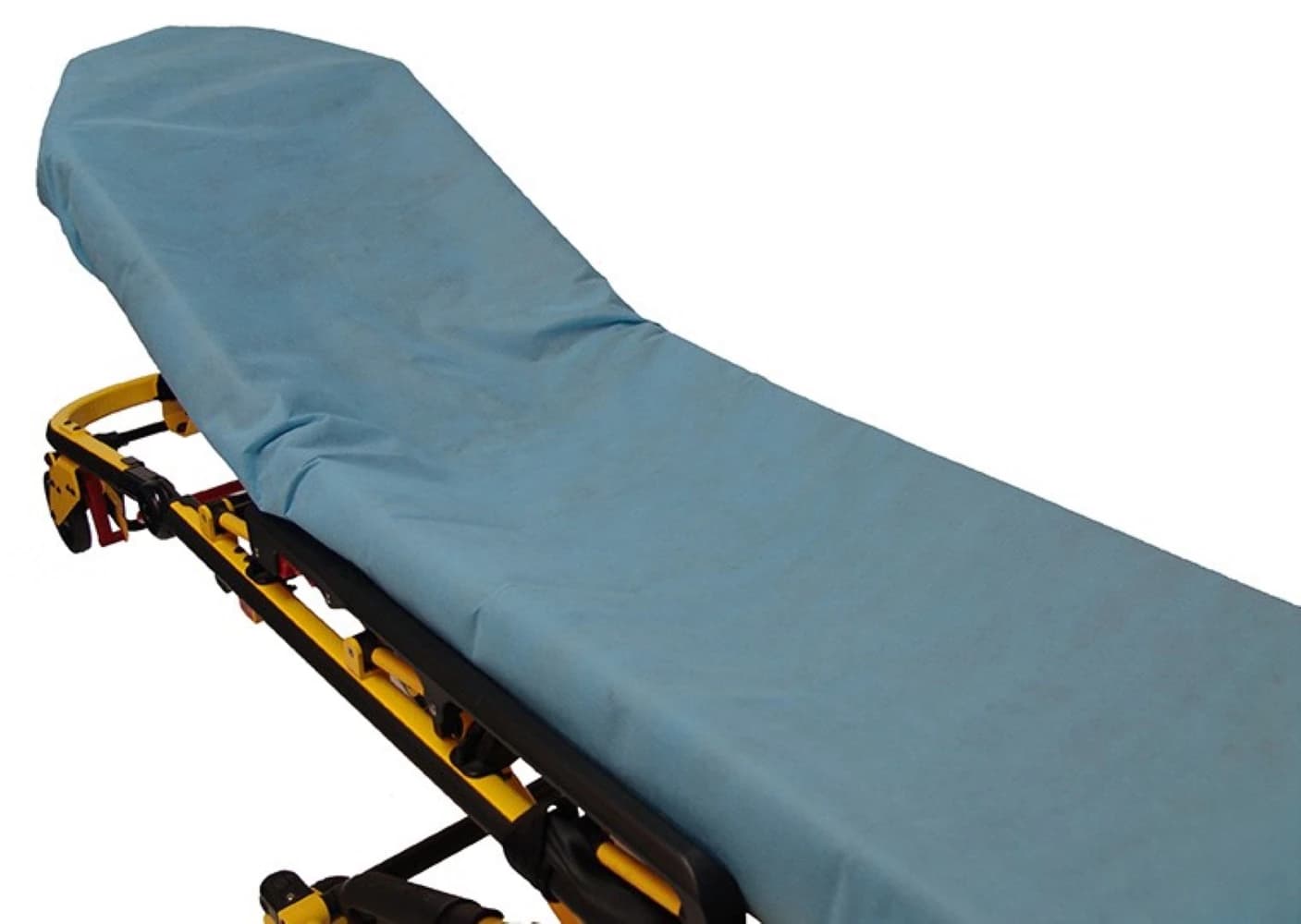 SureFit Impervious Extended Length Fitted Sheet, Non-Sterile, Blue, 34x90", 50/Case - SureFit Imp Ext Fitted Sht Blu - Image 1