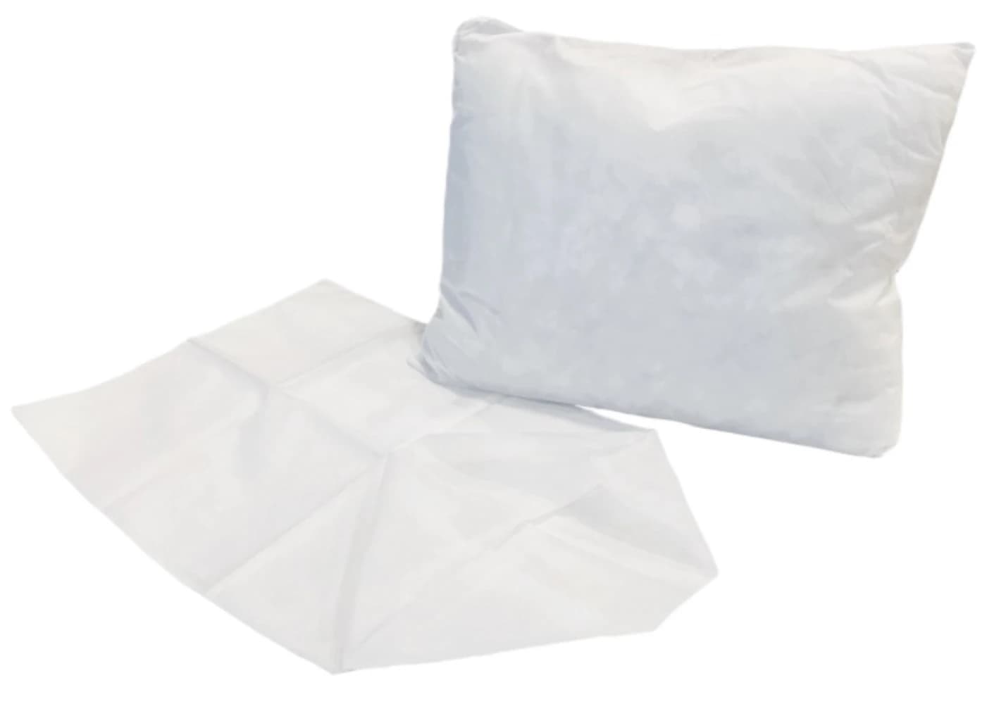 Taylor Healthcare Patient Pillowcase, Nonwoven, Fluid Resistant, Disposable, White, 17x25", 100/Case - Pillowcase Nonwoven White Disp - Image 1