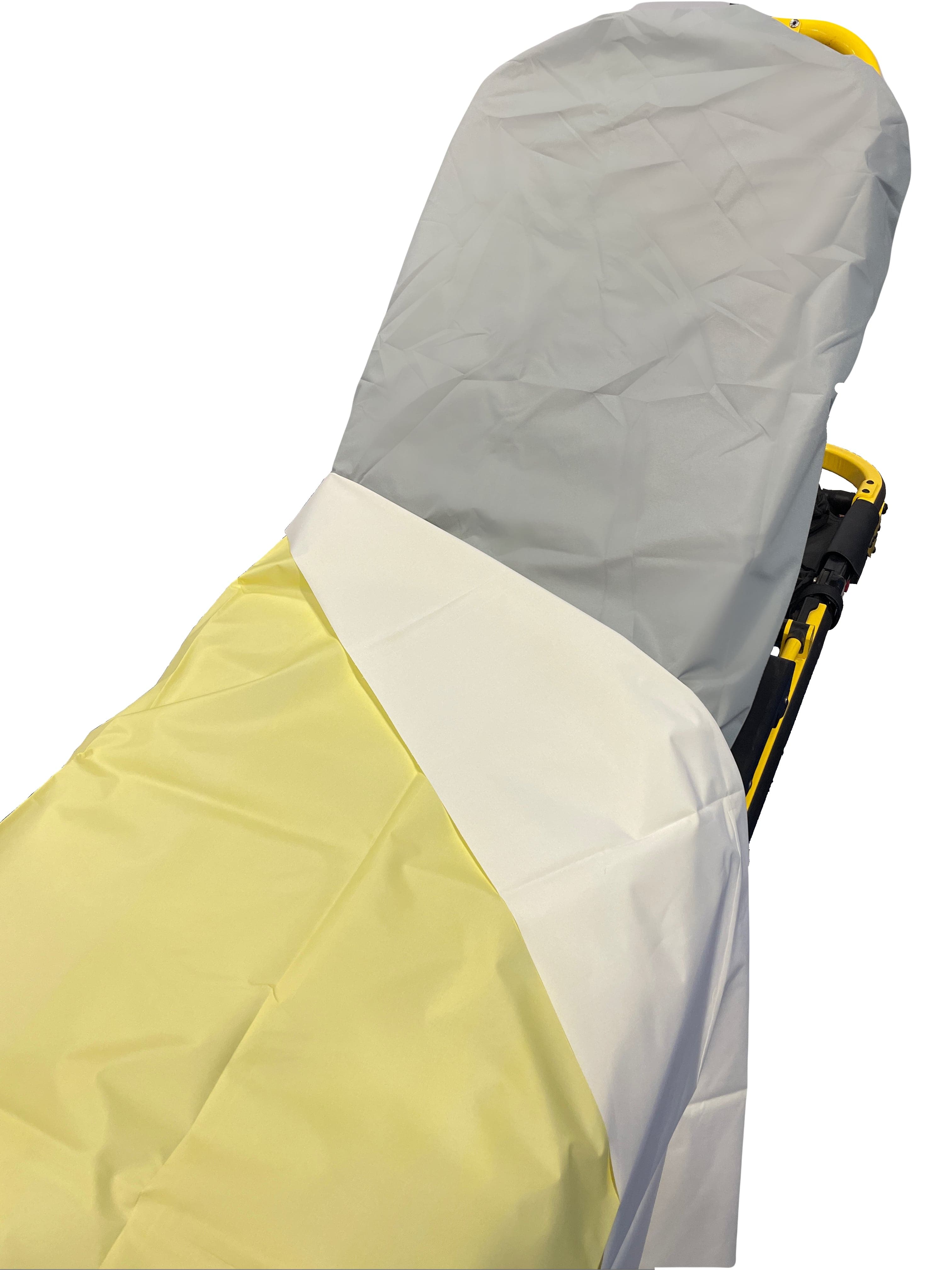 VG Emergency Blanket, Yellow/White, Soft Woven, 60" x 90" - VG Emergency Blanket Re Ylw - Image 1