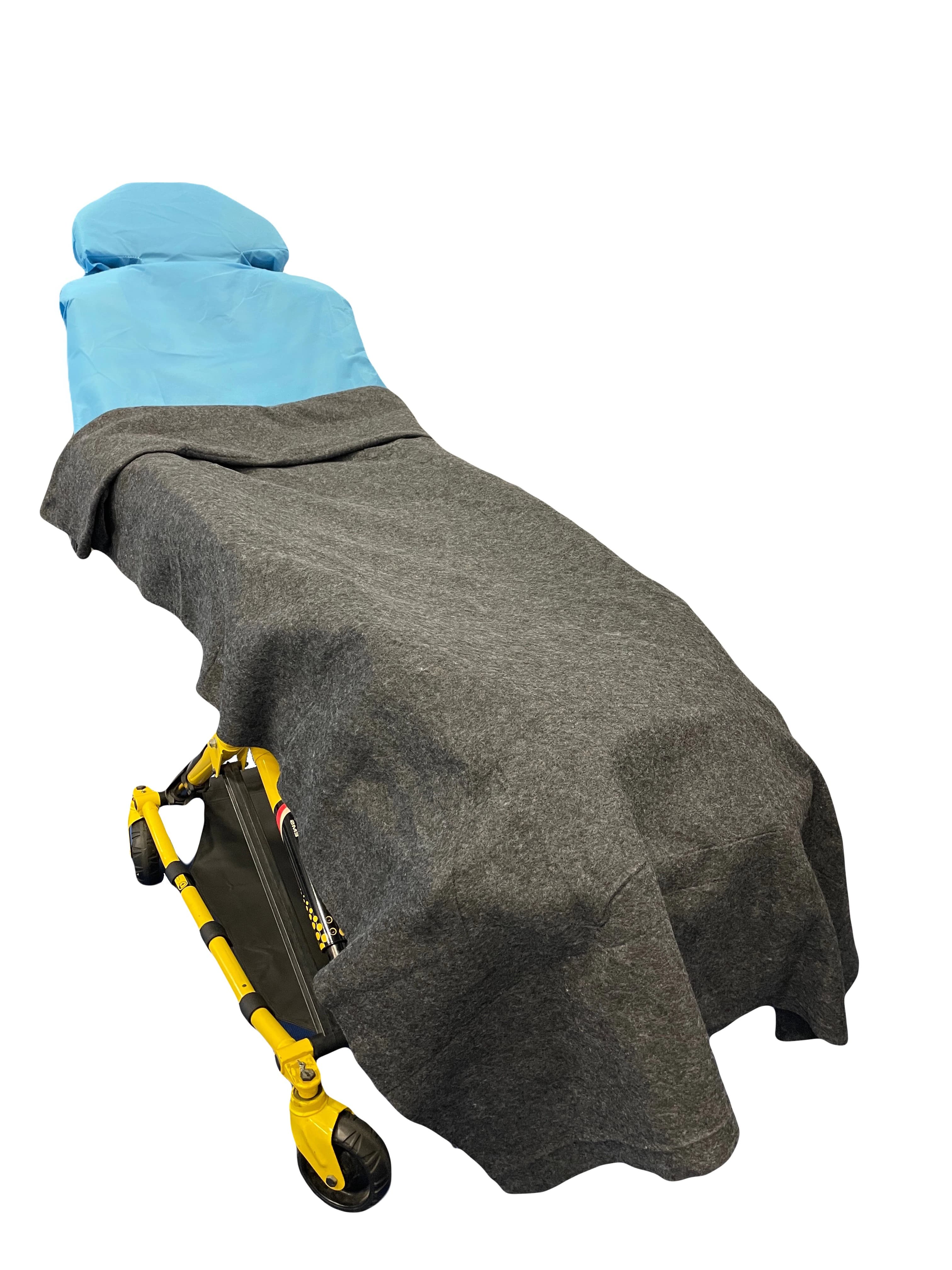 Taylor Healthcare Comfort Sum Fleece Blanket, Gray, 40" x 80", 100% Polyester - Comfort Sum Fleece Bkt Grey - Image 1