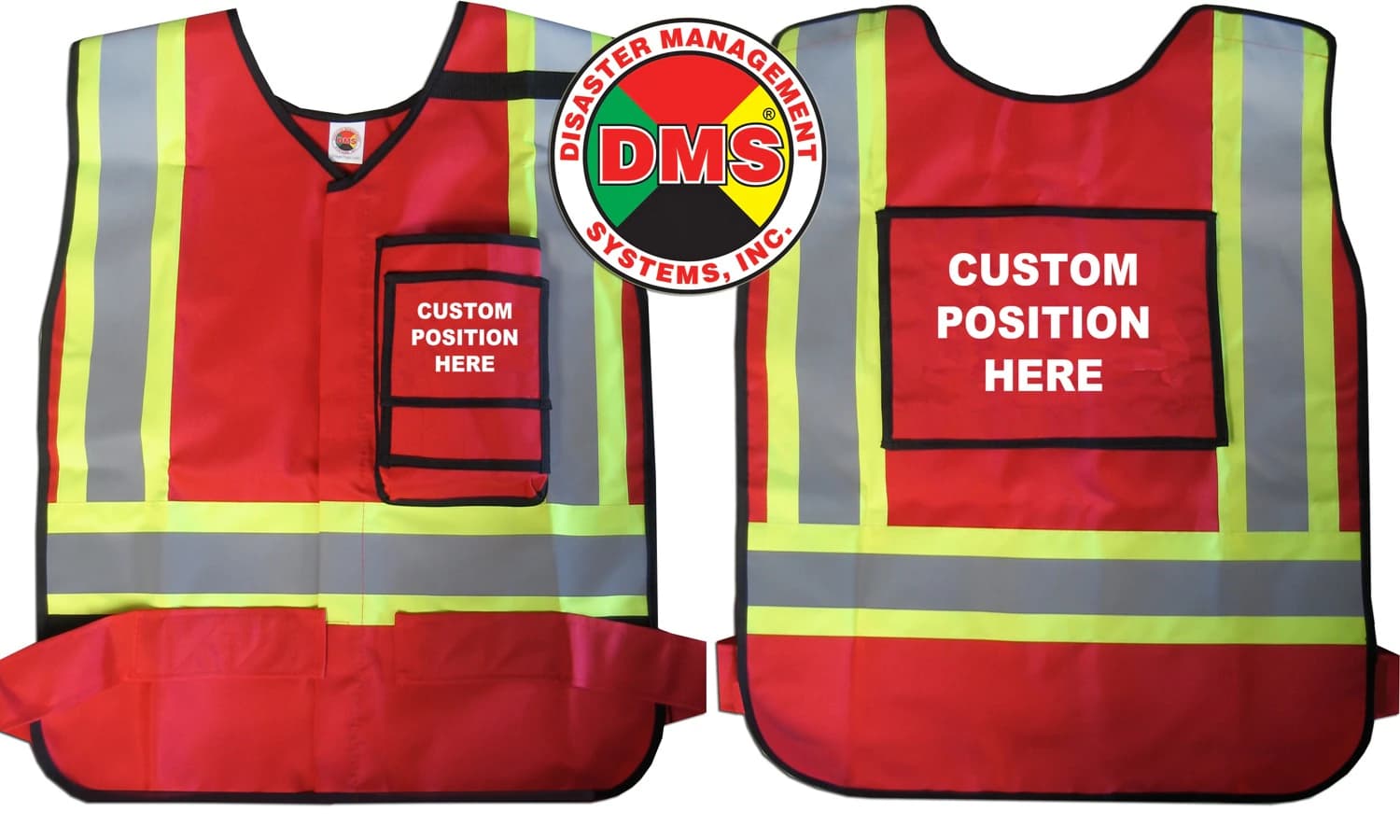 Red Dynamic Vest, One Size Fits Most - Red Dynamic Vest - Image 1
