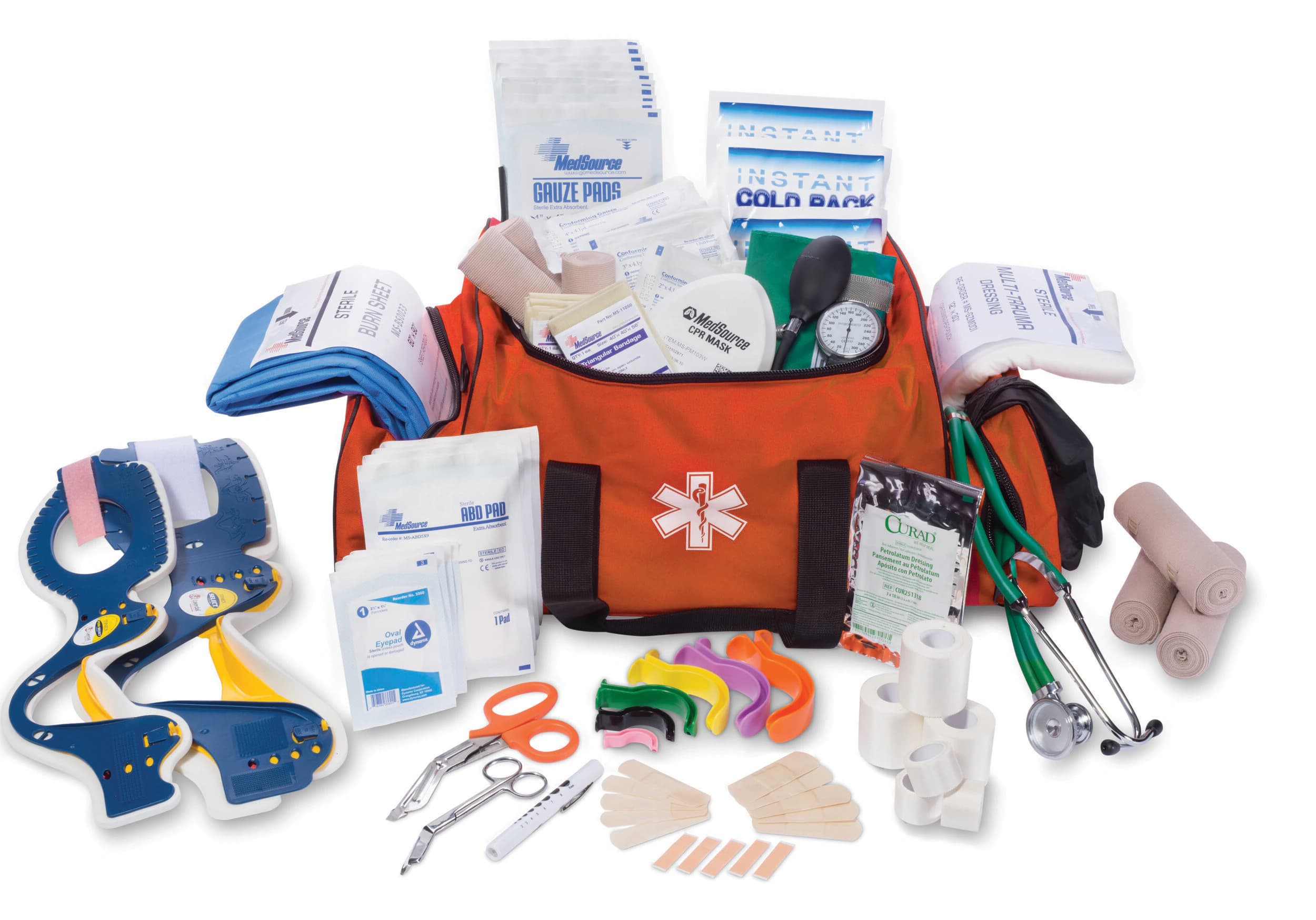 Attack Bag Packed Orange with Zipper Closure - Attack Bag Packed Orange - Image 1