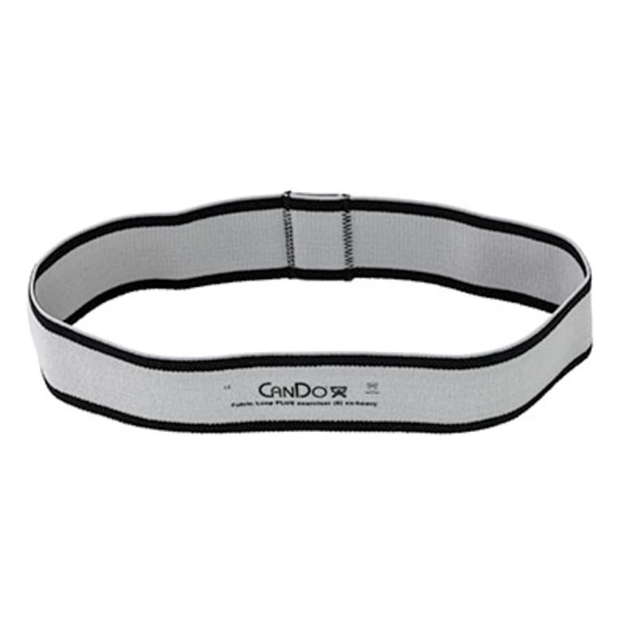 CanDo Loop Plus 12" XX Heavy Resistance Exercise Loop, Silver - Cando Loop Plus 12 XX Hvy - Image 1