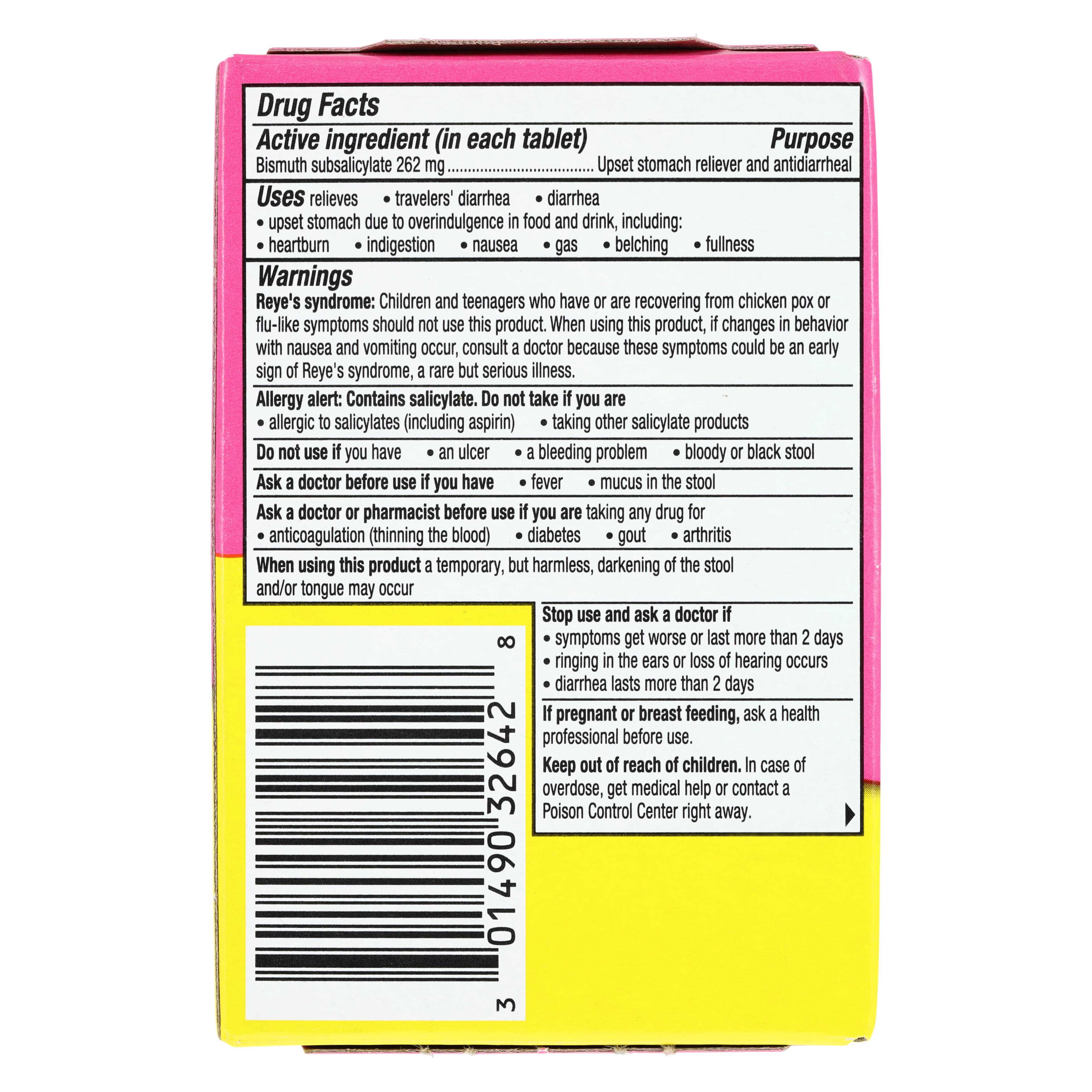 Pepto-Bismol Tablets, 262 mg, 48/Box thumbnail 2